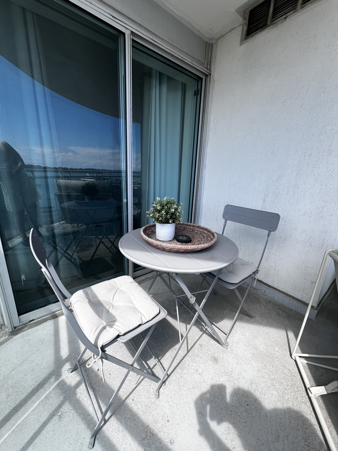 IKEA SUNDSÖ Bistro Set - Outdoor, Gray