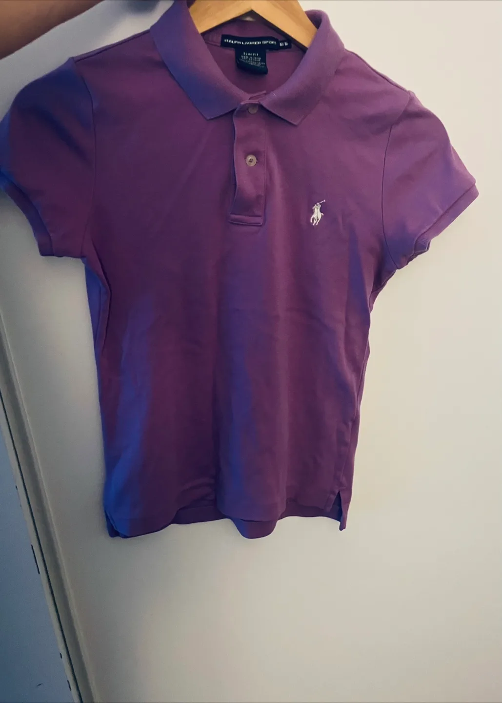 Ralph Lauren Sport Purple Polo Shirt - Size M image indicator(2)