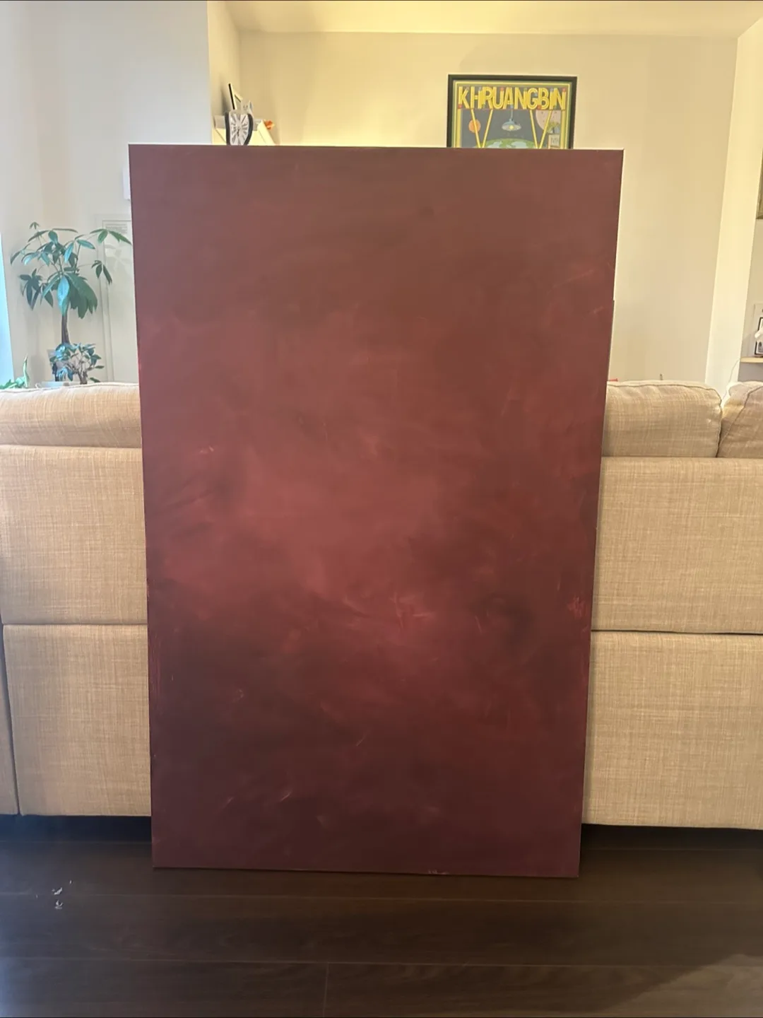 Large blank (lightly used) canvas 48”x30” thumbnail