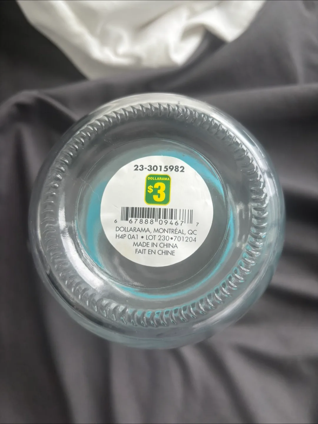 Glass Jar with Blue Lid #freecycle image indicator(2)