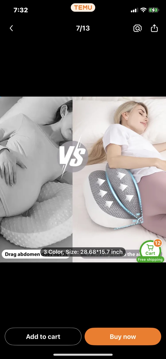 Pregnancy Pillow, 28.68*15.7 inch - photo 3