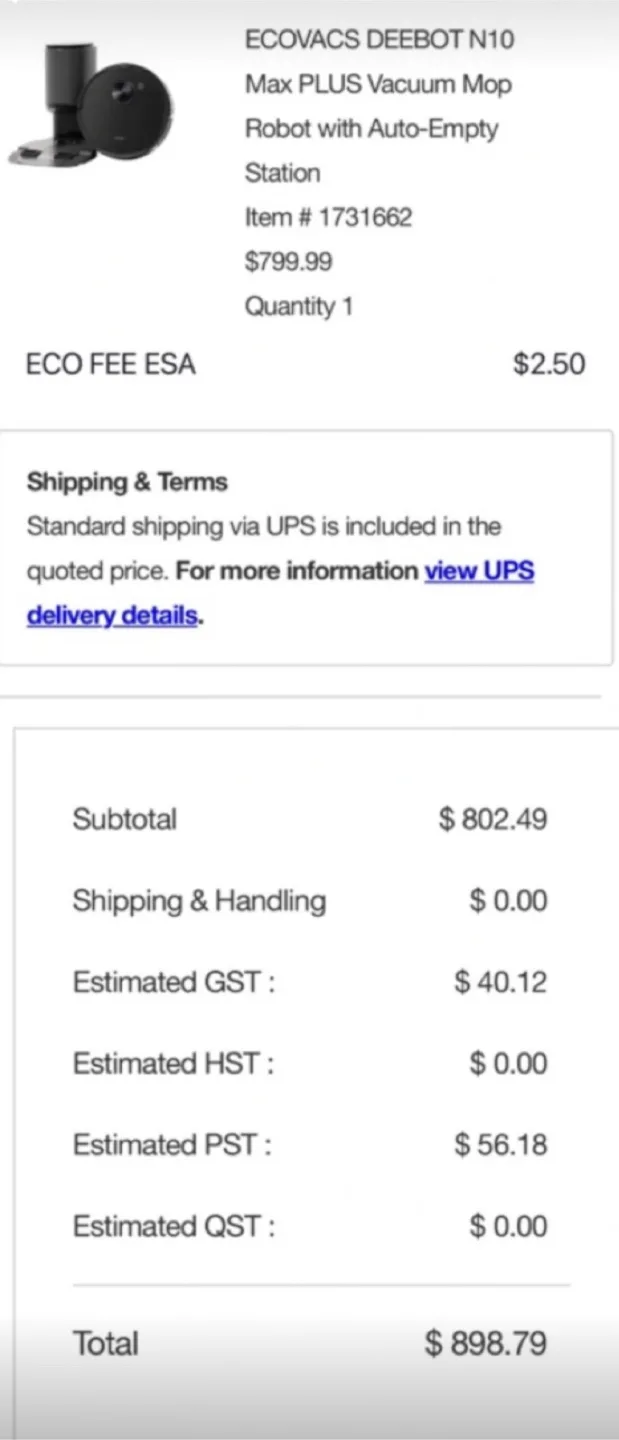 Ecovacs Deebot N10 Max Robot Vacuum with Auto-Empty Station image indicator(10)