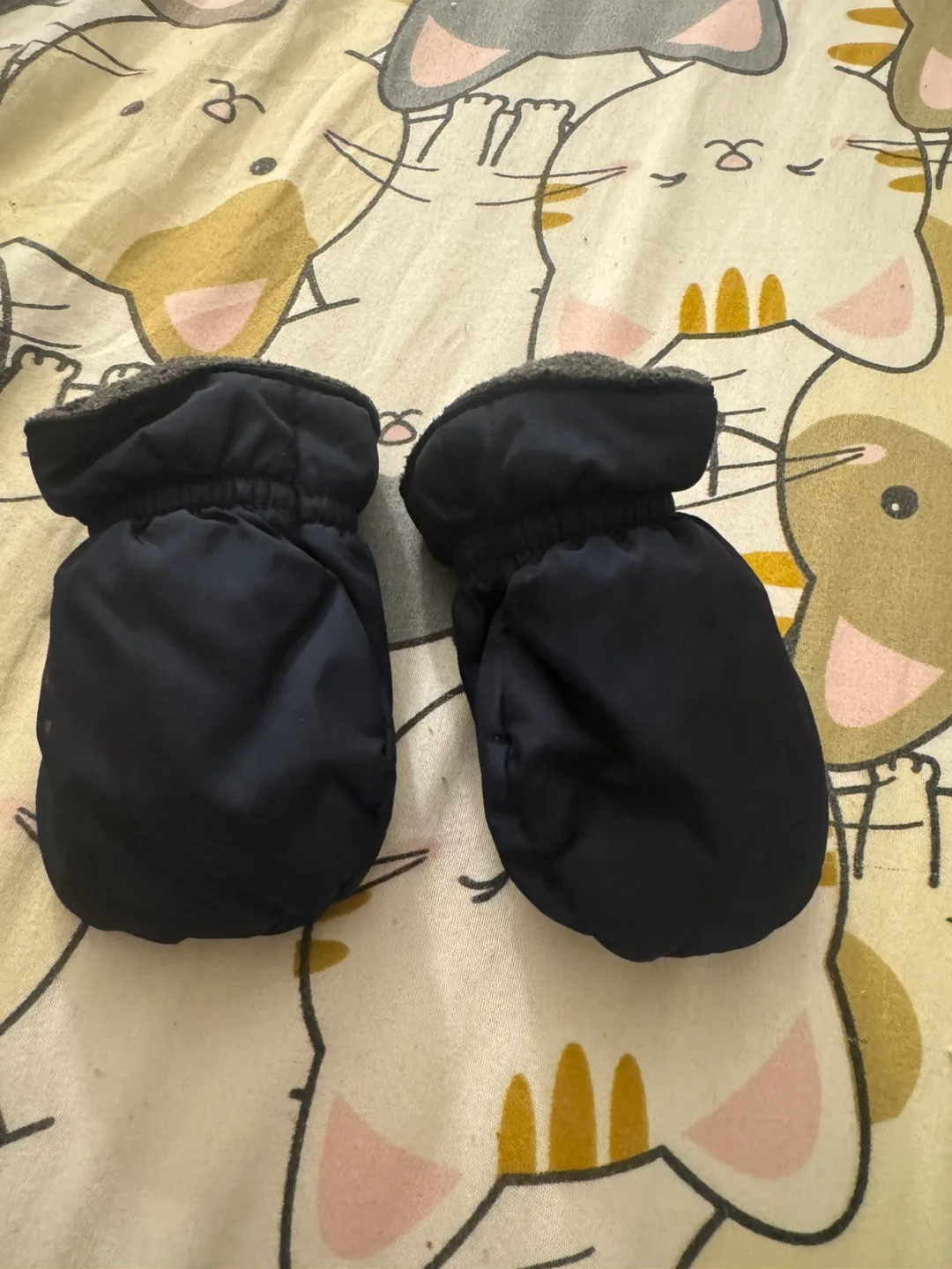 Baby Mittens - Navy Blue thumbnail