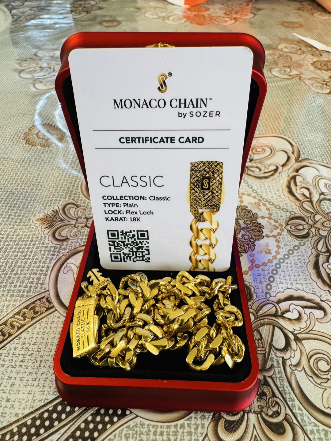 Monaco Chain by Sozer, 18K Gold,23.9 gms…18 inch - photo 4