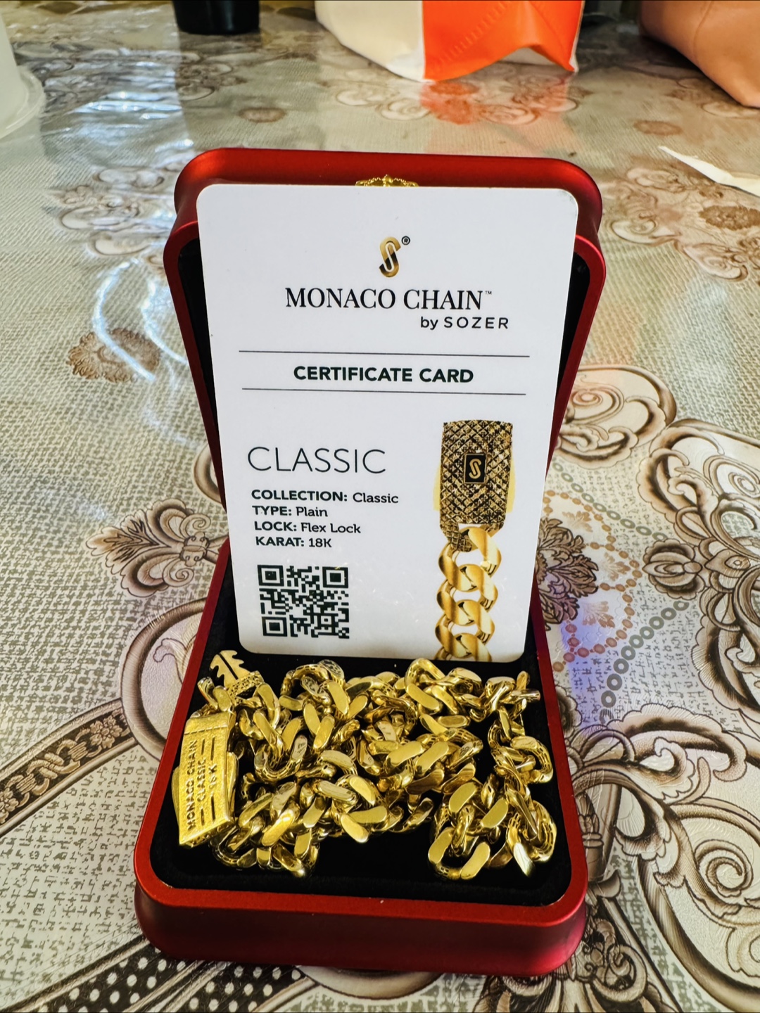 Monaco Chain by Sozer, 18K Gold,23.9 gms…18 inch - photo 3