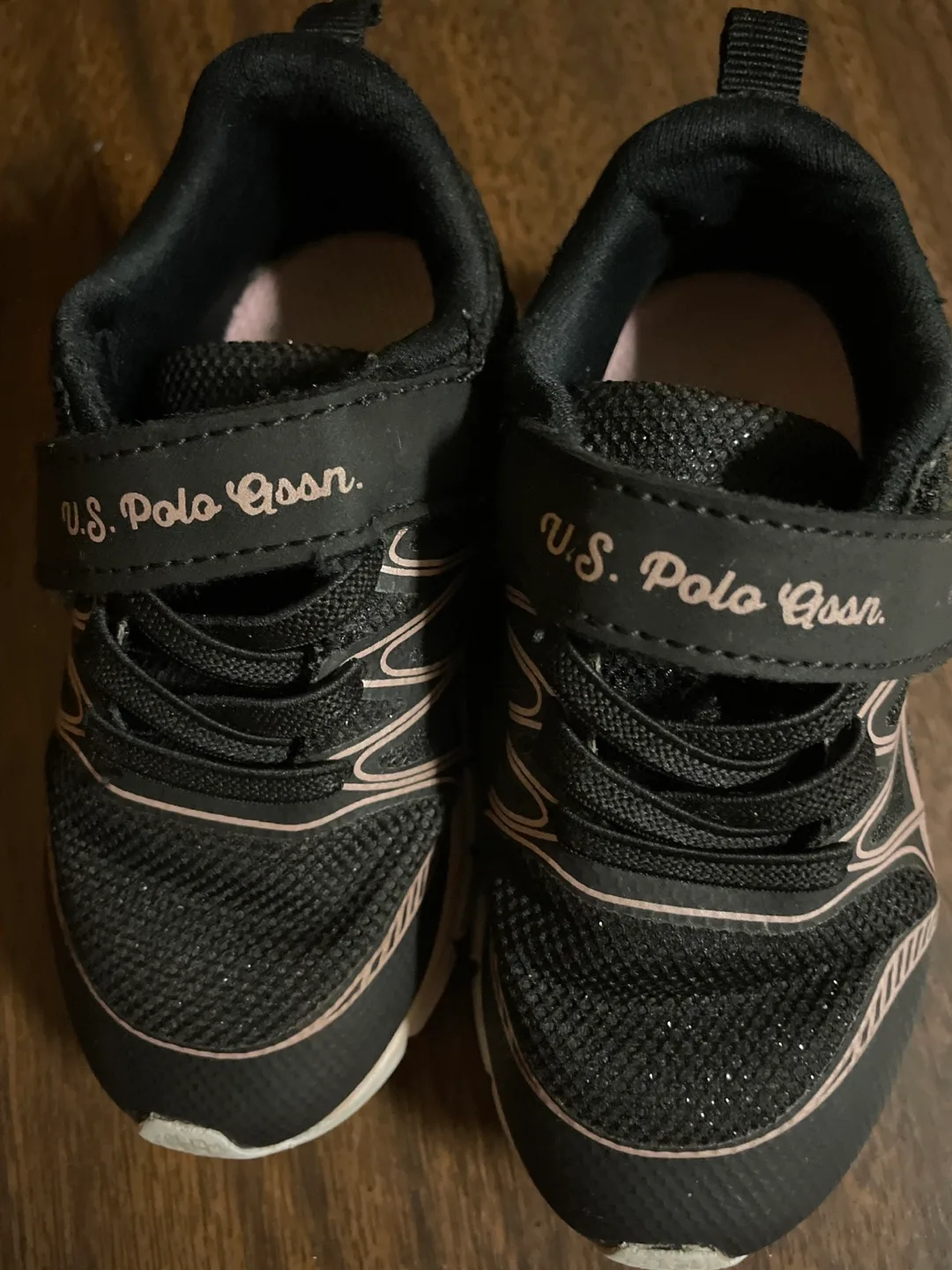 U.S. Polo Assn. Black Athletic Sneakers# freecycle thumbnail