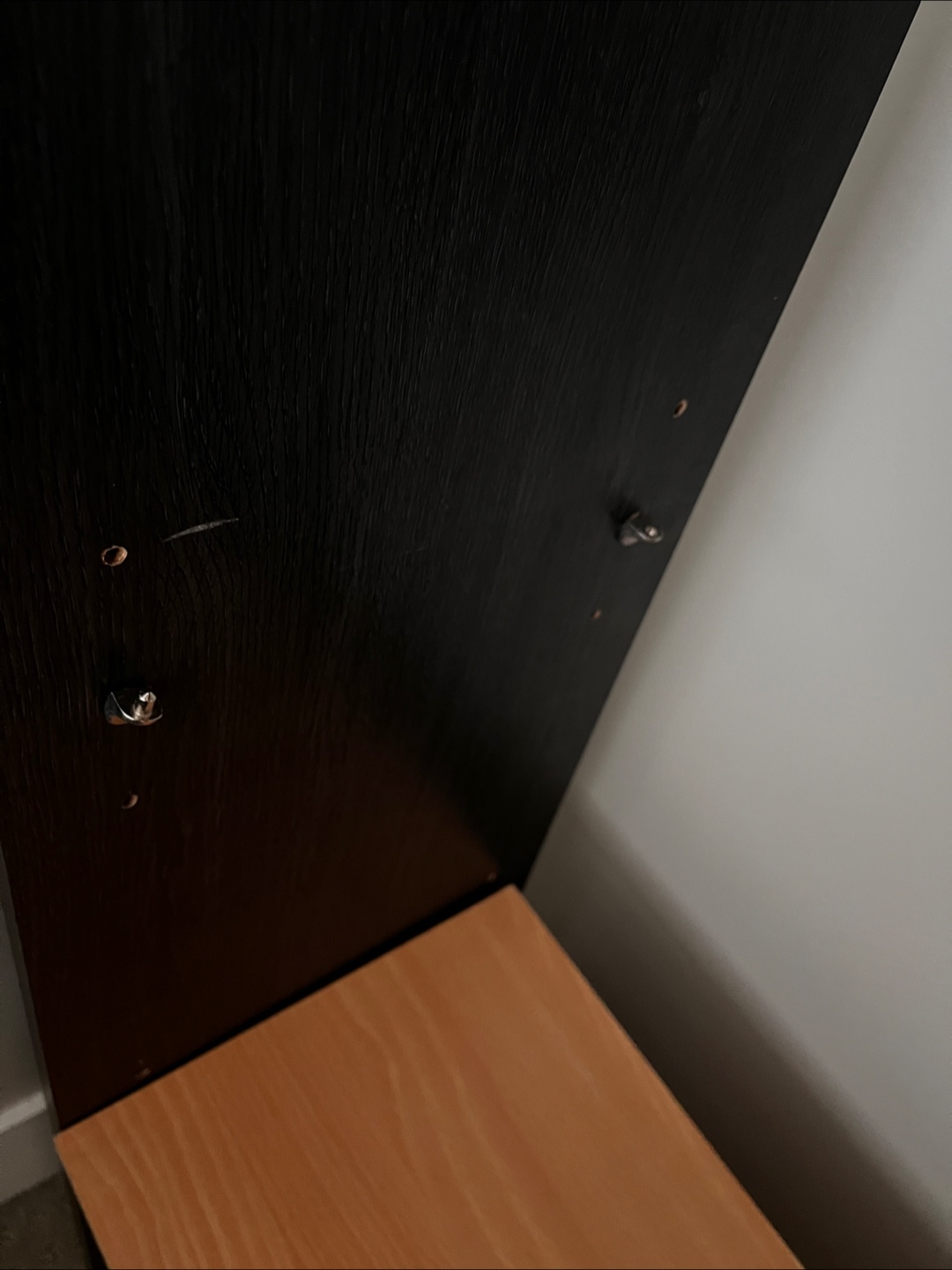 Wooden Shelf - Black & Light Wood - photo 3