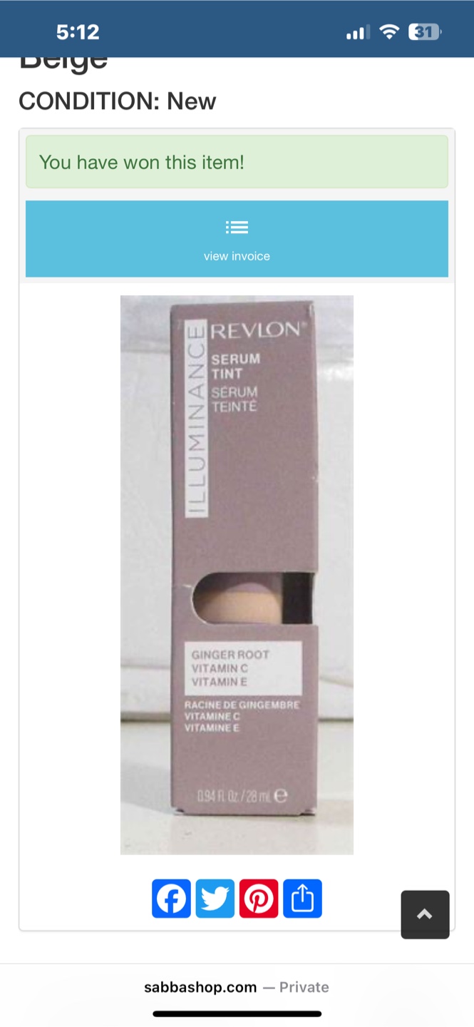 New Revlon Illuminance Serum Tint 28ml #112 Ivory Beige