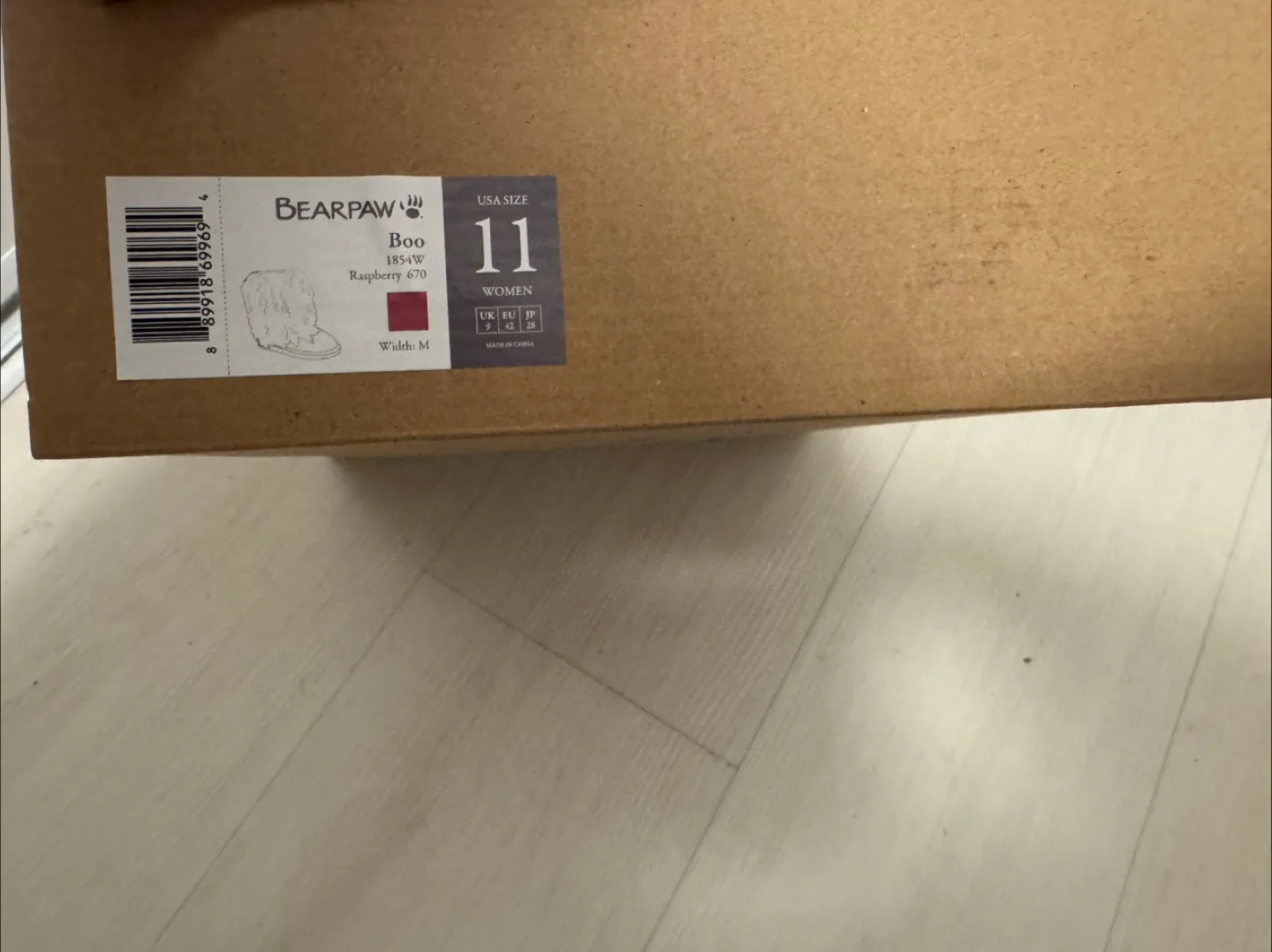 Bearpaw Boo Women's Size 11 Raspberry Boot image indicator(2)