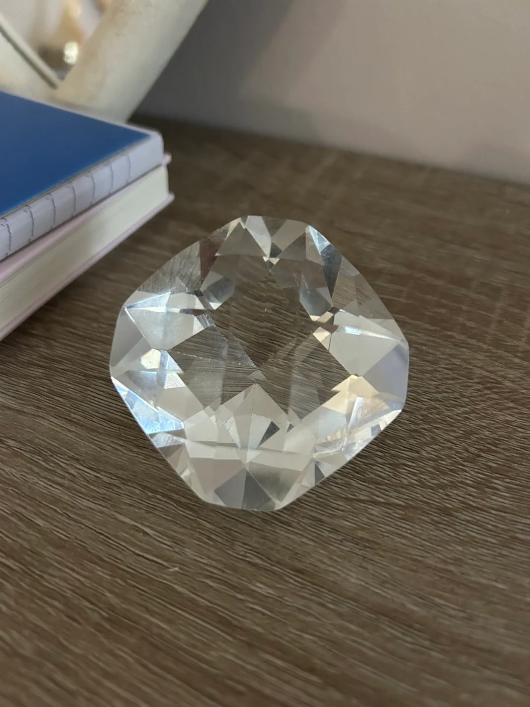Decorative Clear Crystal Paperweight thumbnail