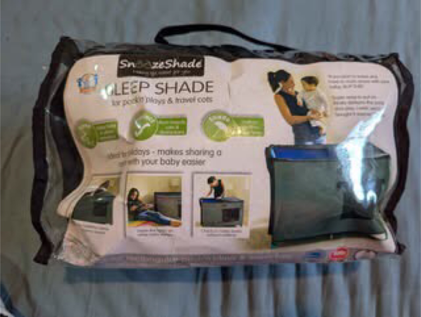 SnoozeShade Sleep Shade for Pack 'n Plays - NEW