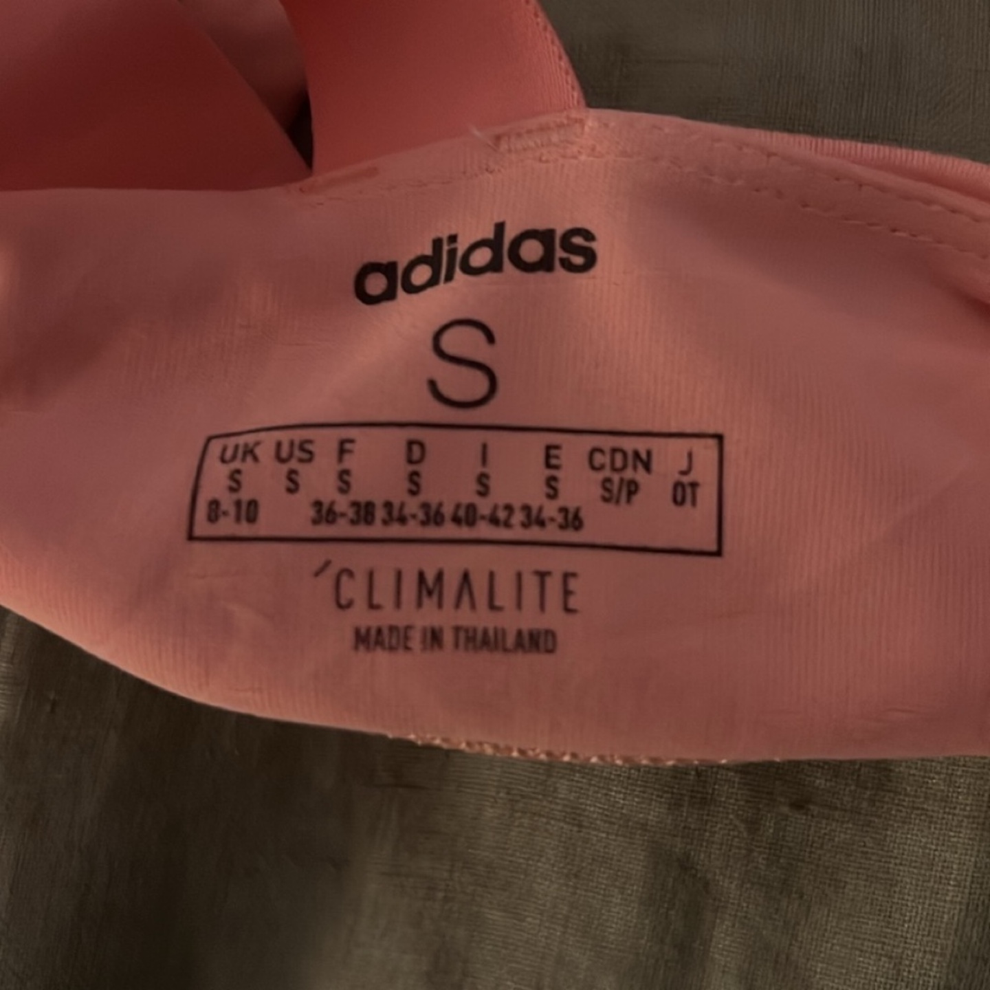Adidas clClimalite Bra - size small - photo 4