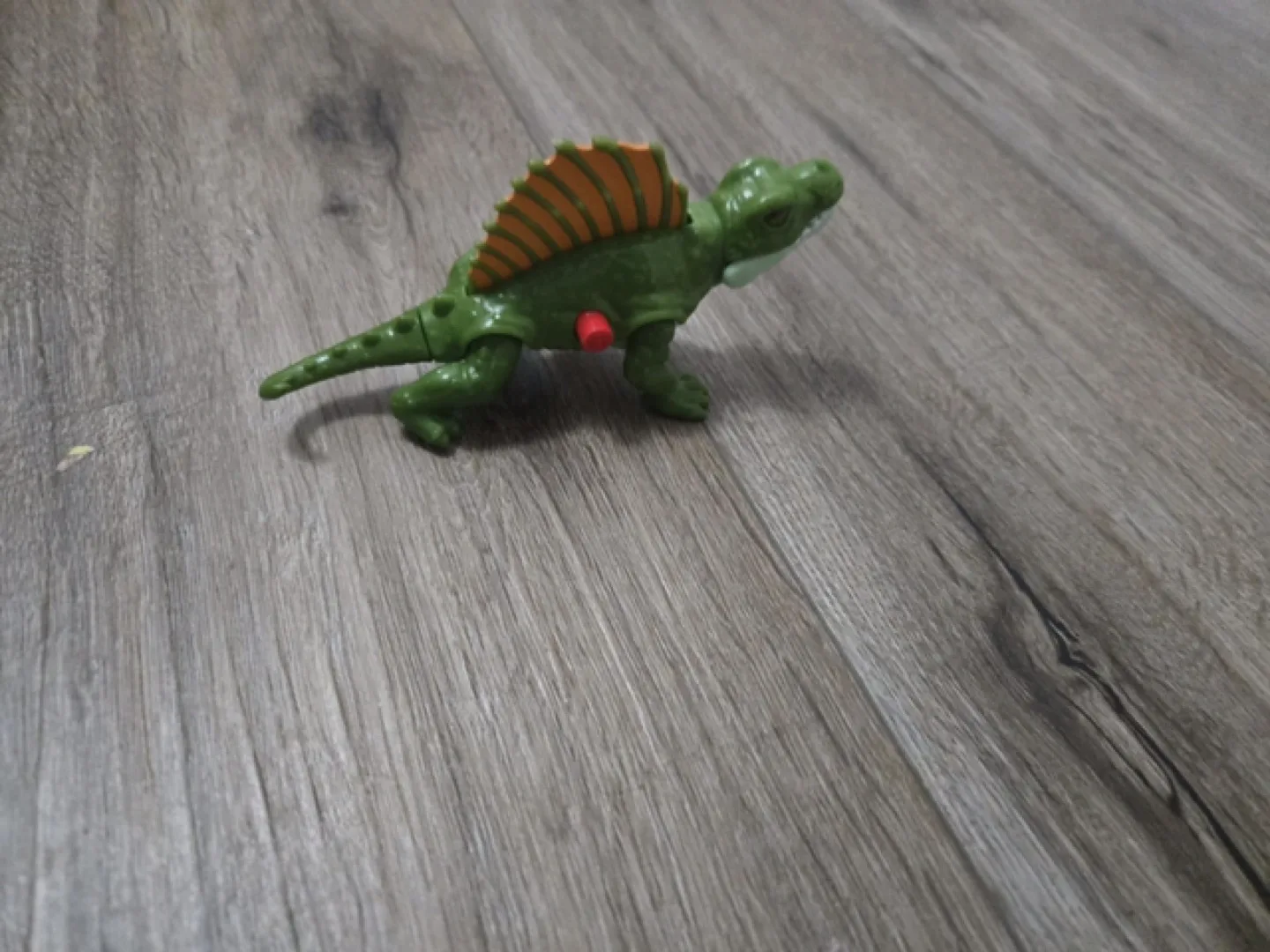 Green Dinosaur Toy #freecycle thumbnail
