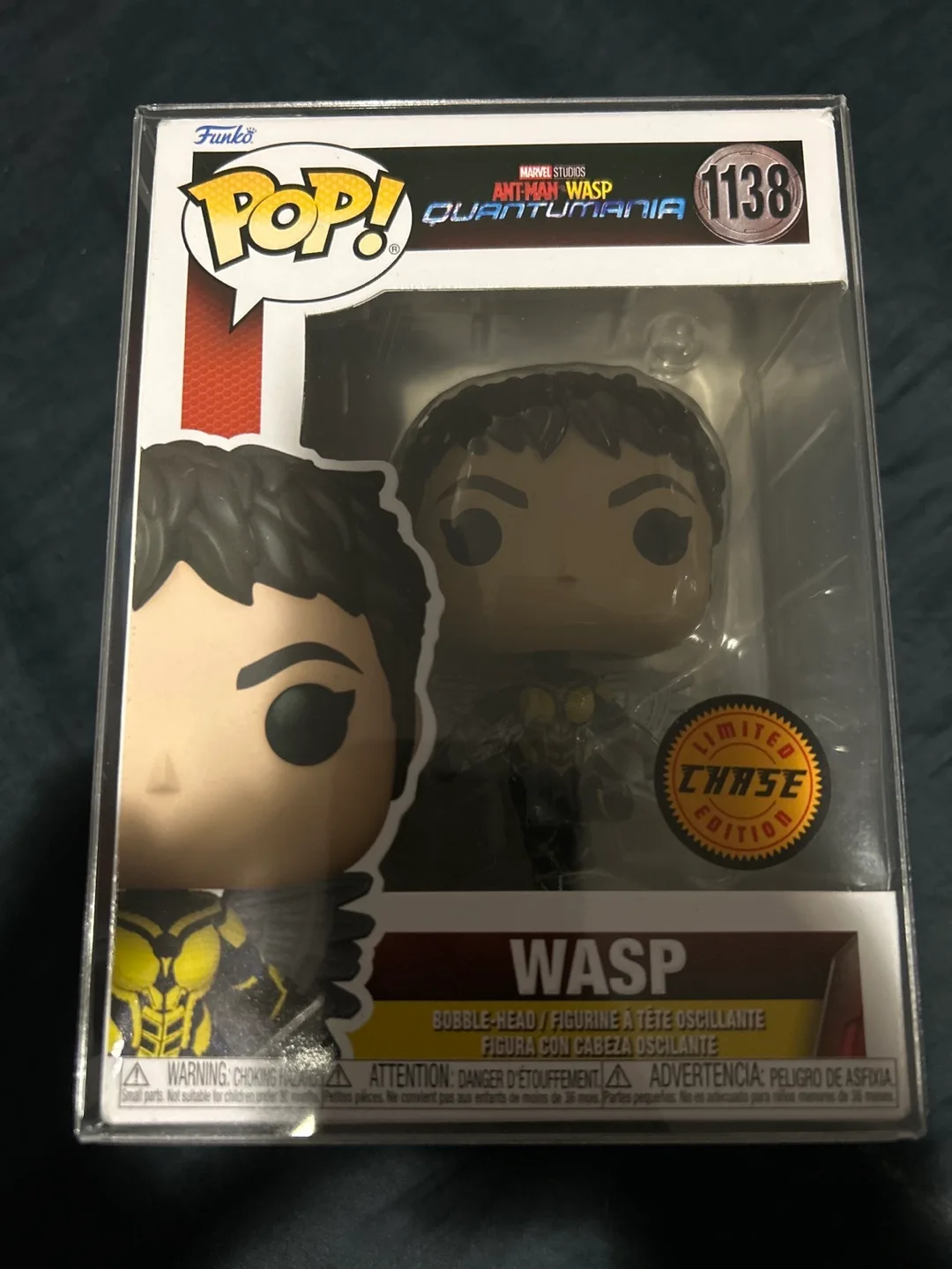 Funko Pop! Marvel Wasp Quantummania #1138 Chase Edition thumbnail