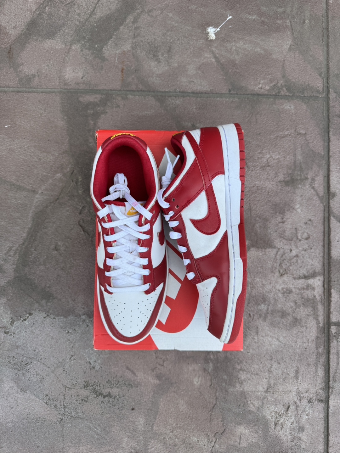 Nike Dunk Low Retro - Gym Red (US 10.5)