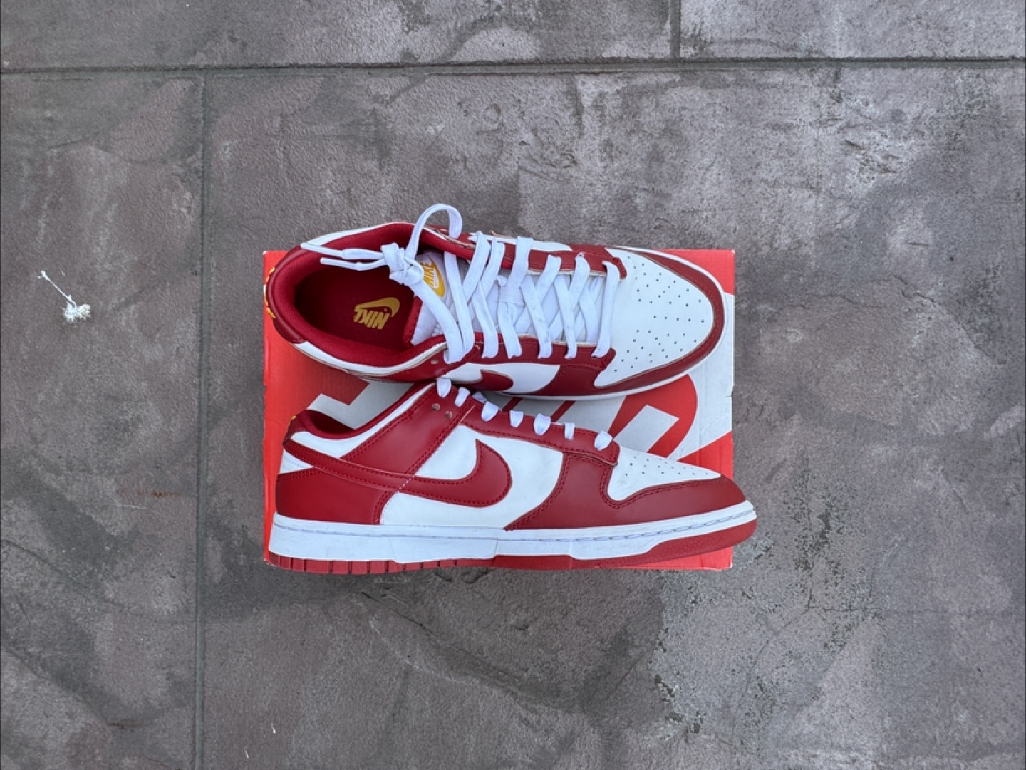 Nike Dunk Low Retro - Gym Red (US 10.5) - photo 3