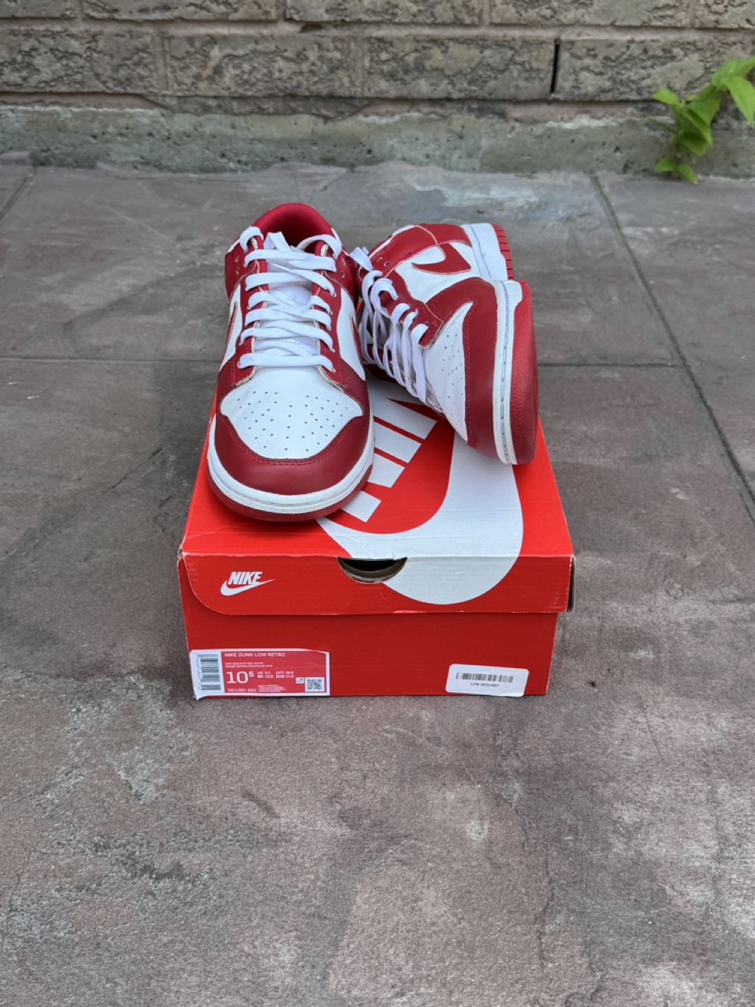 Nike Dunk Low Retro - Gym Red (US 10.5) - photo 2