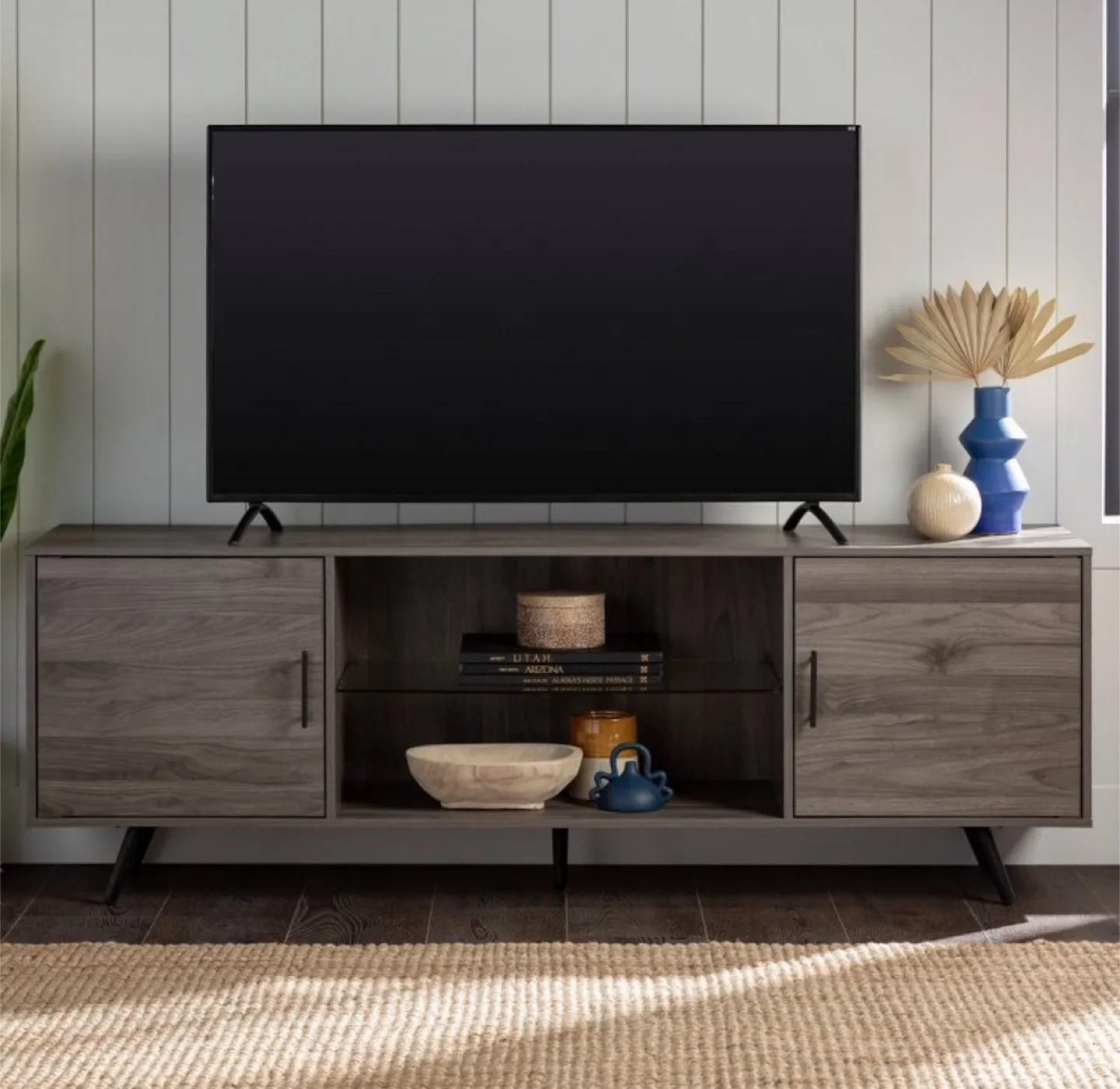 Extra Large Mid Century Modern TV Stand image indicator(3)