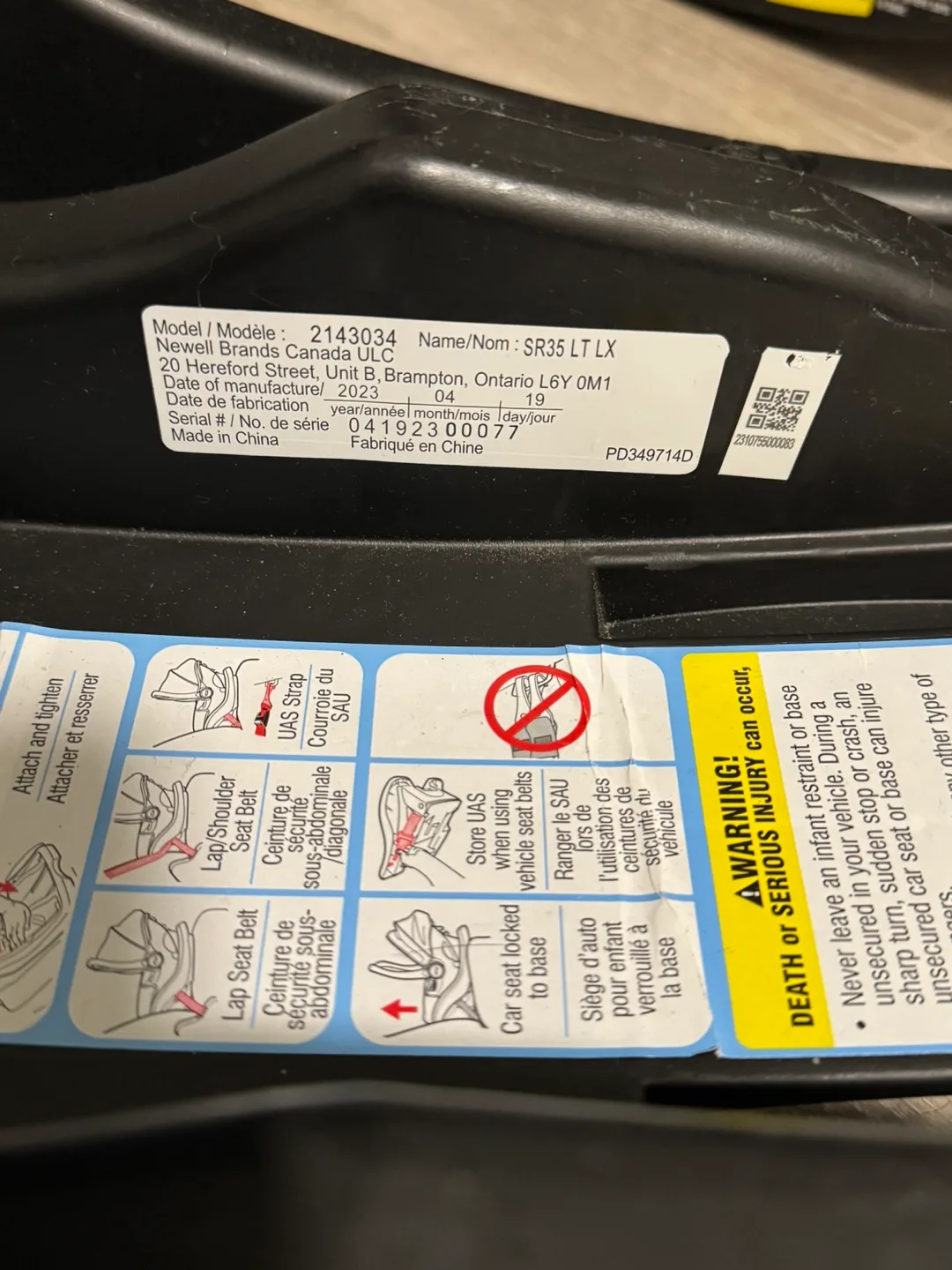 Graco SnugRide SnugLock 35 Infant Car Seat image indicator(9)