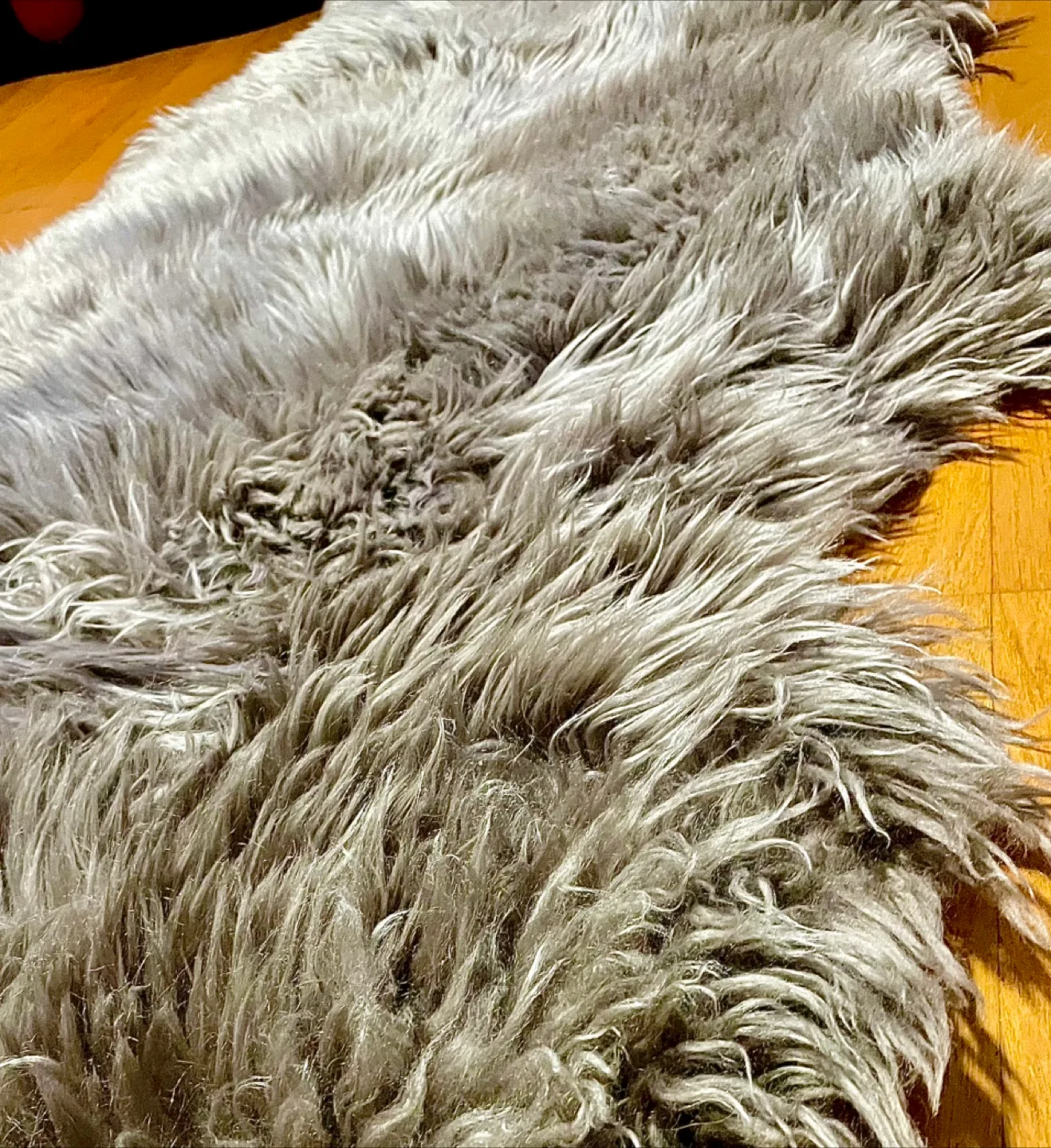 Grey Sheepskin Rug image indicator(4)