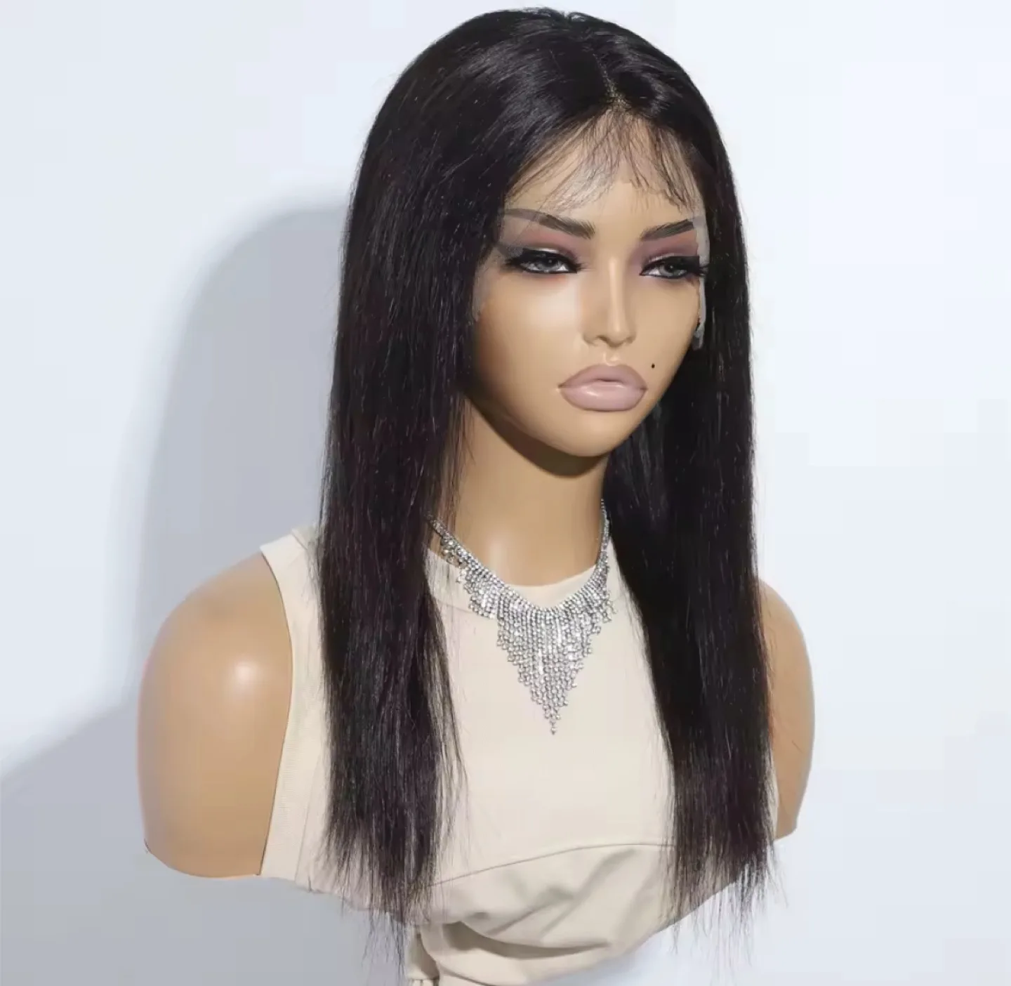 100% Human Hair 13x6 Lace Front Wig 180% Density thumbnail