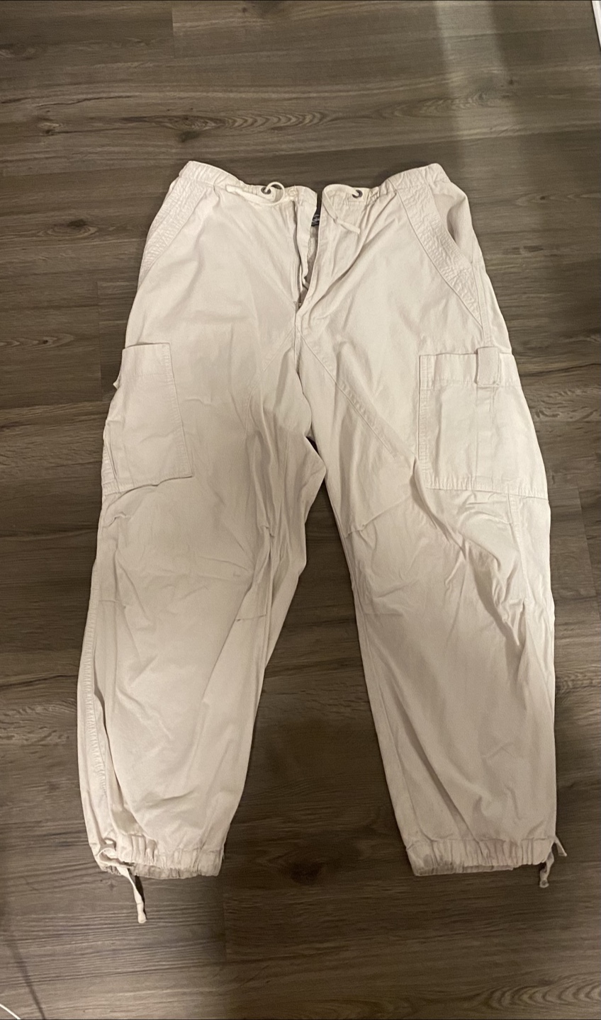 Jaded London White Parachute Pants - Size M - photo 3