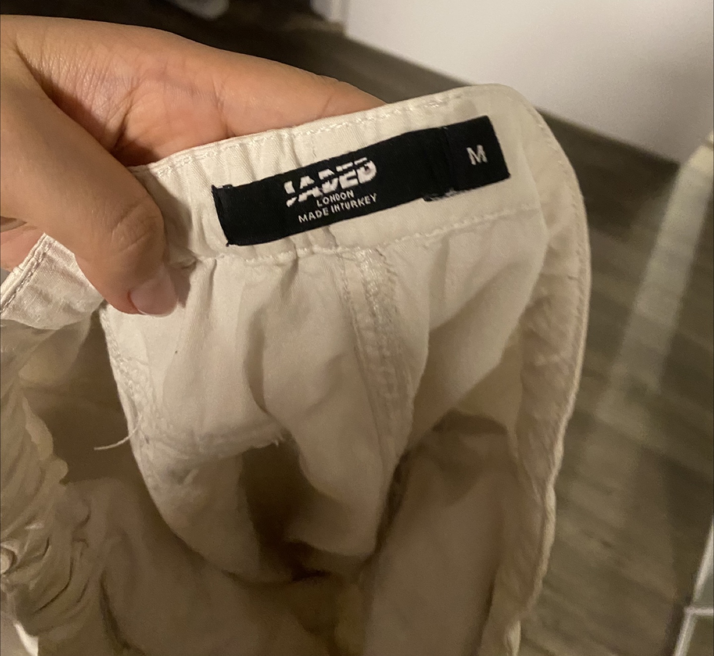 Jaded London White Parachute Pants - Size M - photo 5