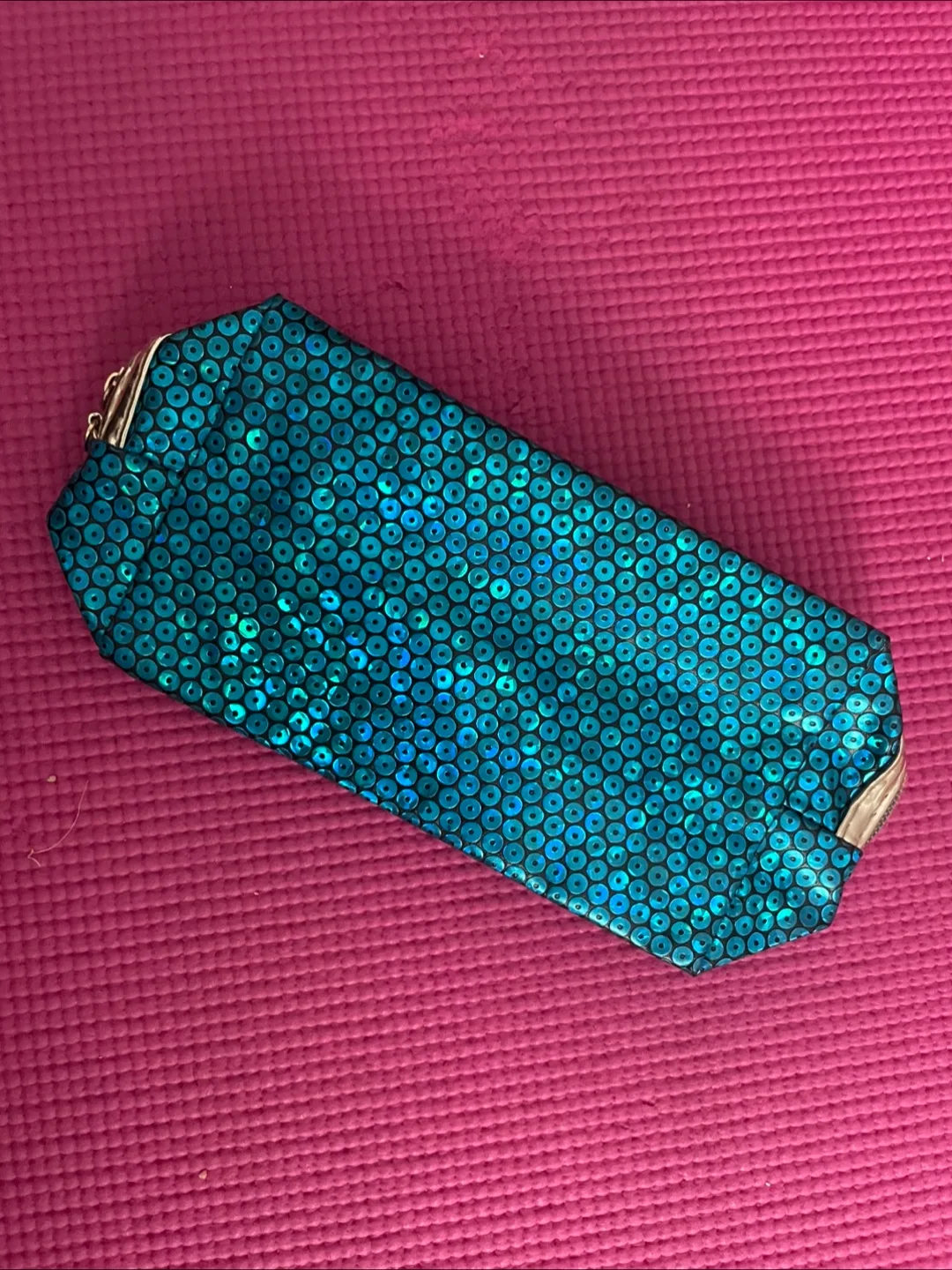 Sequin Makeup Bag - Blue image indicator(3)
