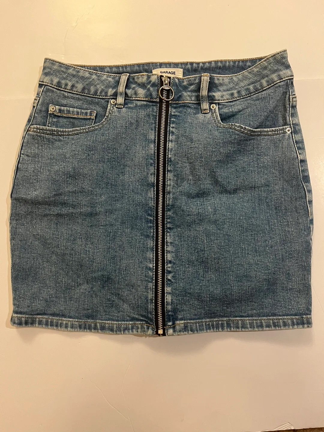 Garage Denim Mini Skirt thumbnail