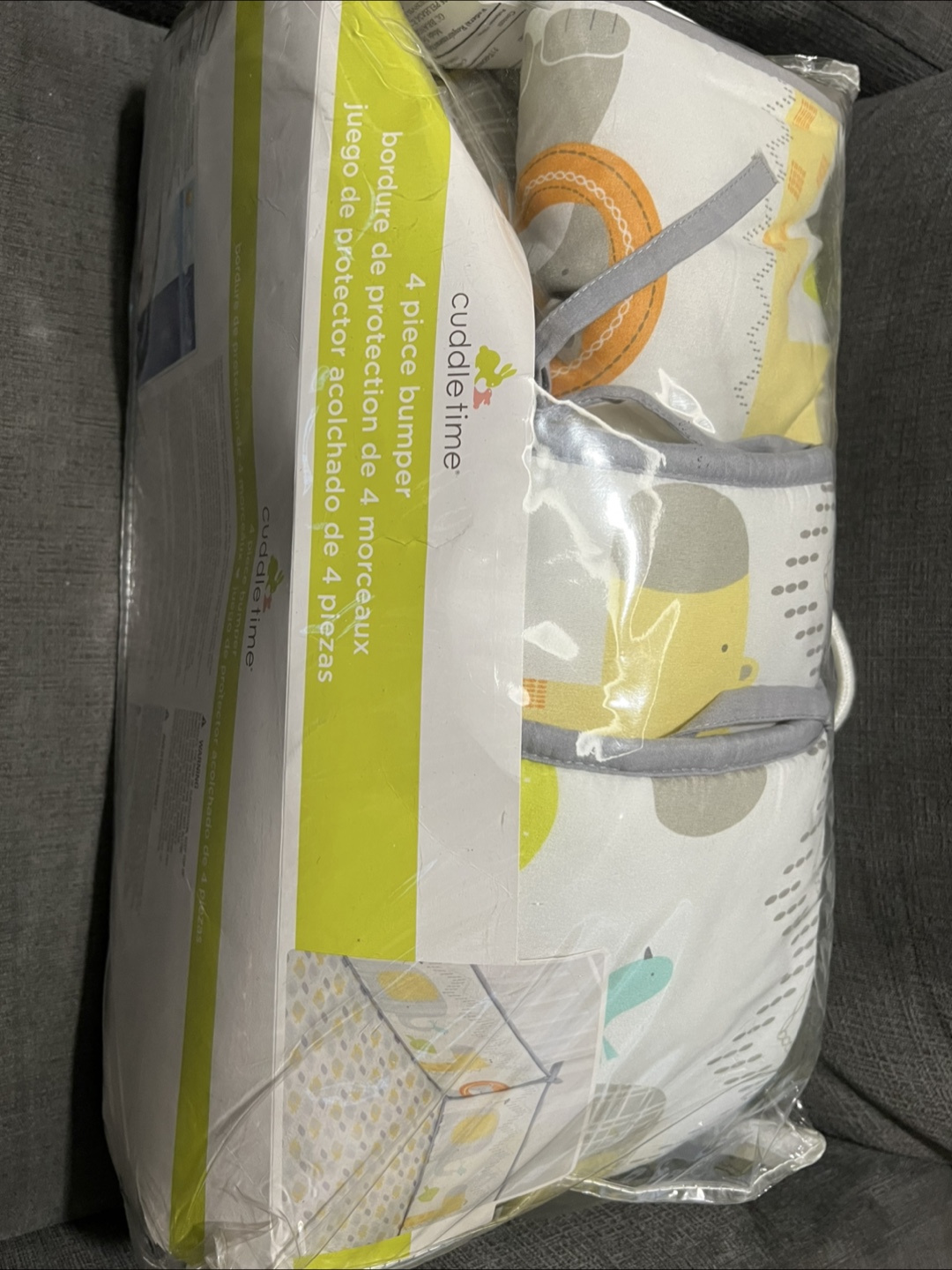Cuddle Time 4-Piece Crib Bumper Set - New - photo 3