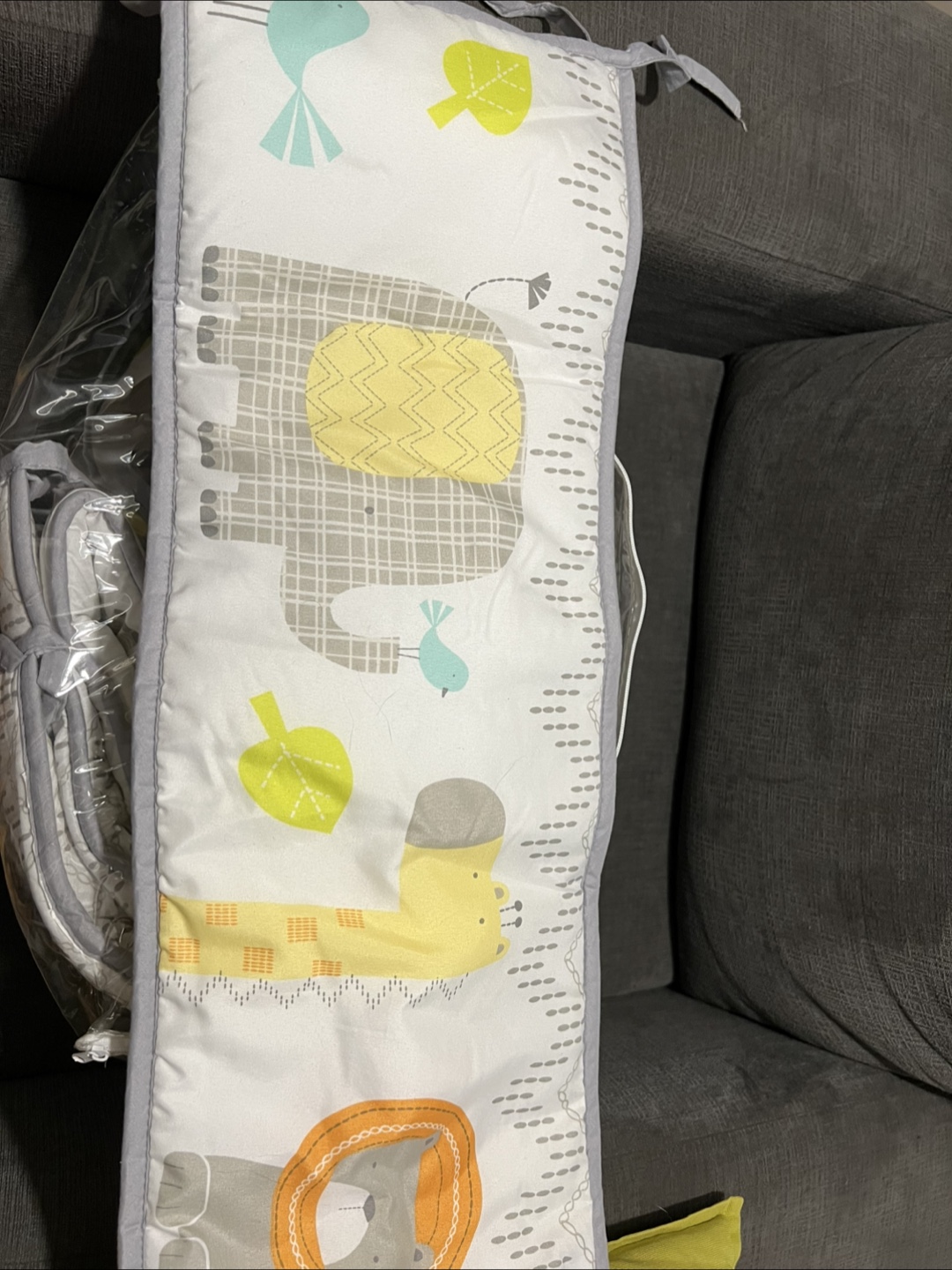 Cuddle Time 4-Piece Crib Bumper Set - New - photo 2