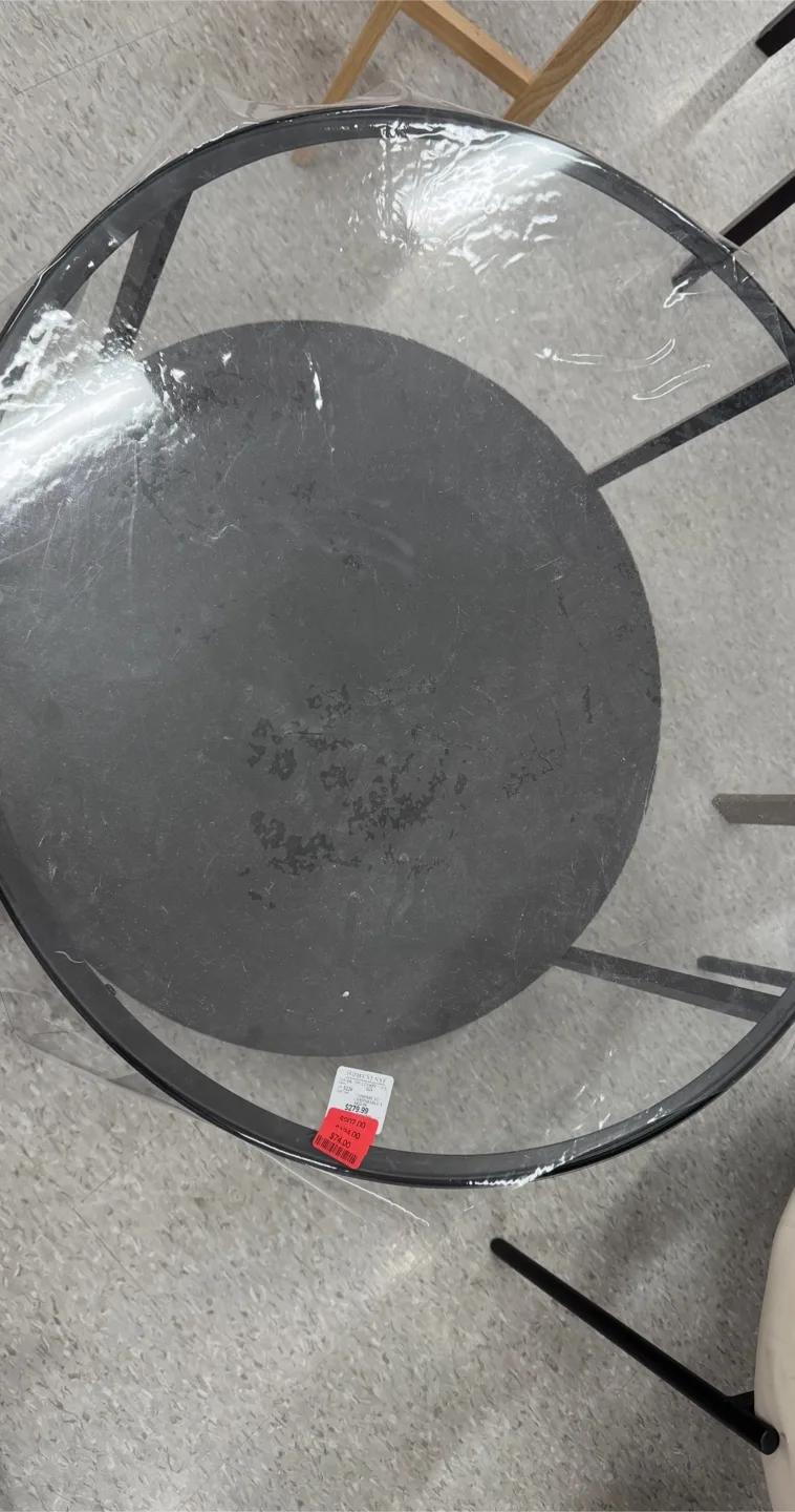 Homesense Round Glass Coffee Table thumbnail