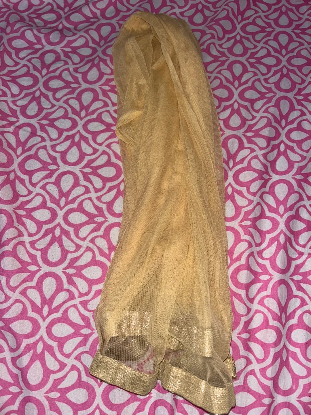 Gold Net Dupatta thumbnail