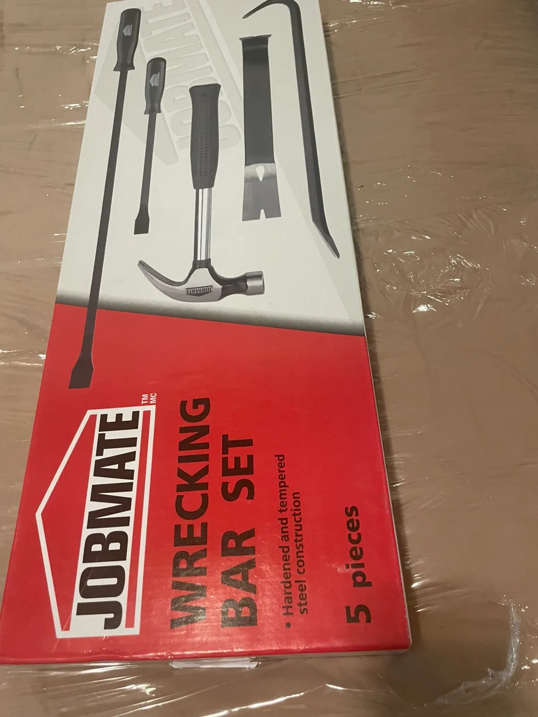 JOBMATE Wrecking Bar Set - 5 Pieces - New image indicator(6)