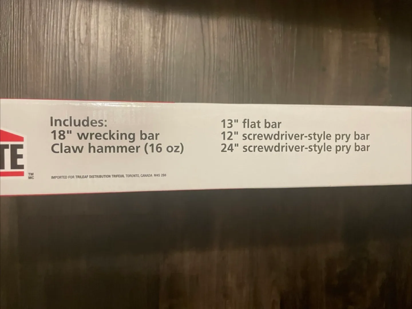 JOBMATE Wrecking Bar Set - 5 Pieces - New image indicator(3)