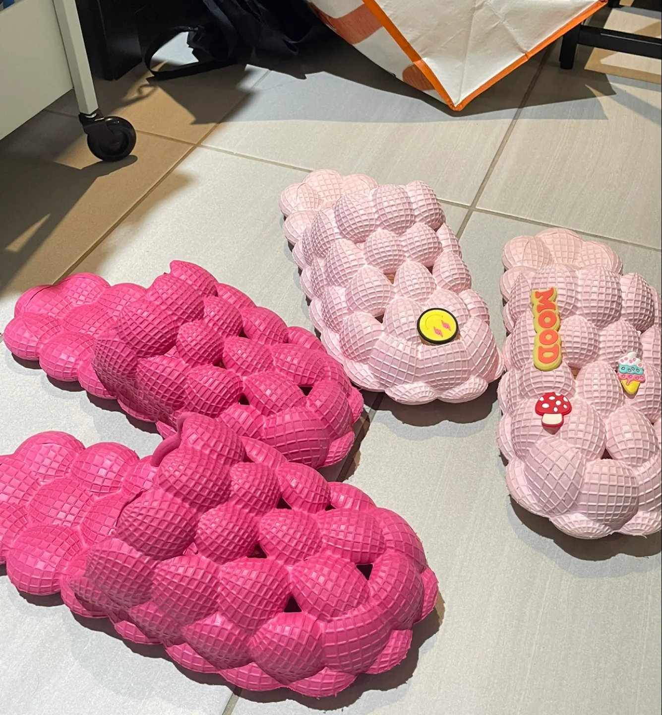 Pink Bubble Slippers thumbnail