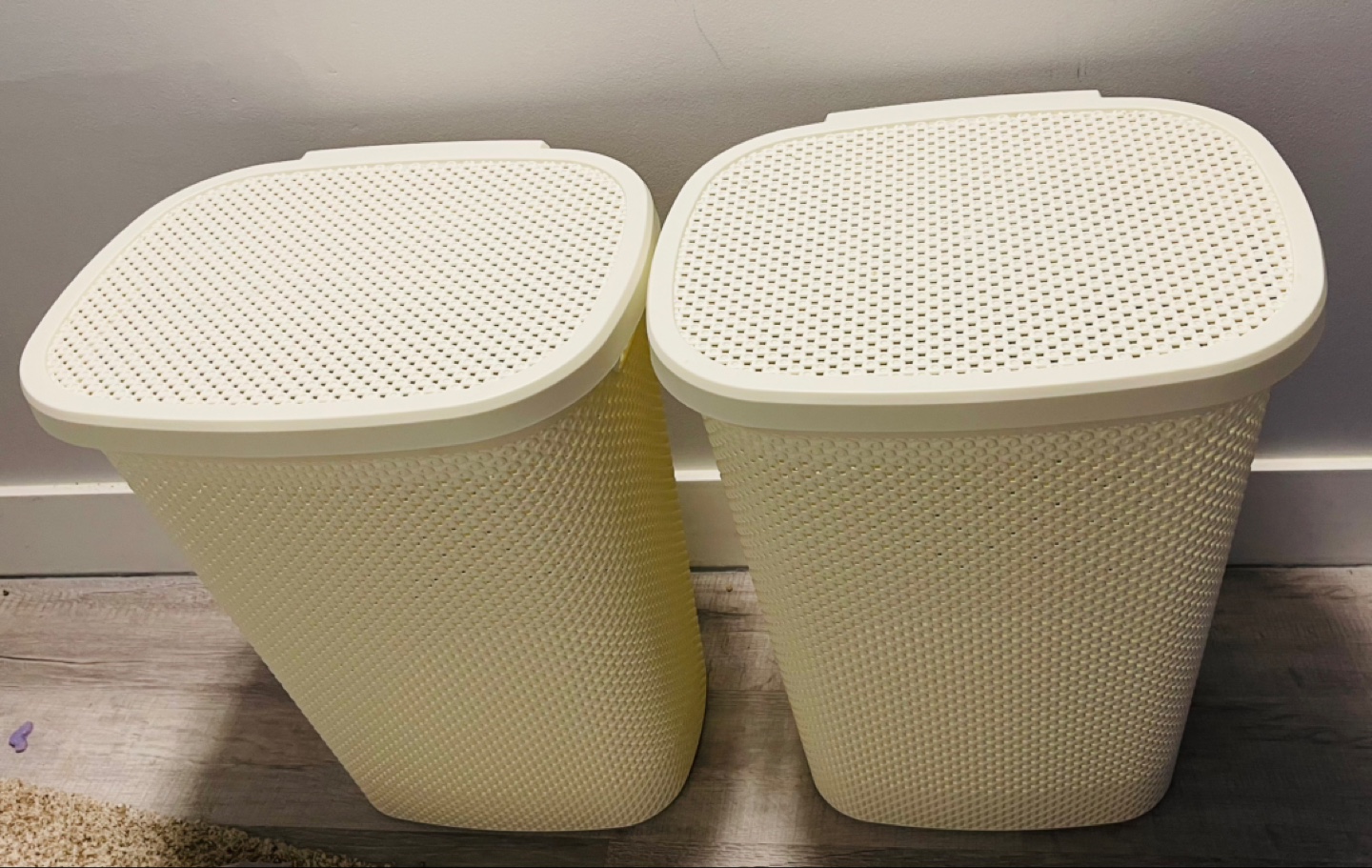 Laundry Baskets with Lids - Set of 2 - photo 4