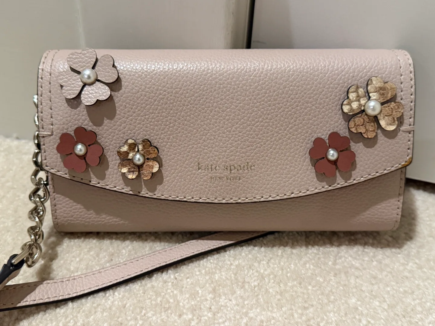 Kate Spade Floral Appliqué Crossbody thumbnail