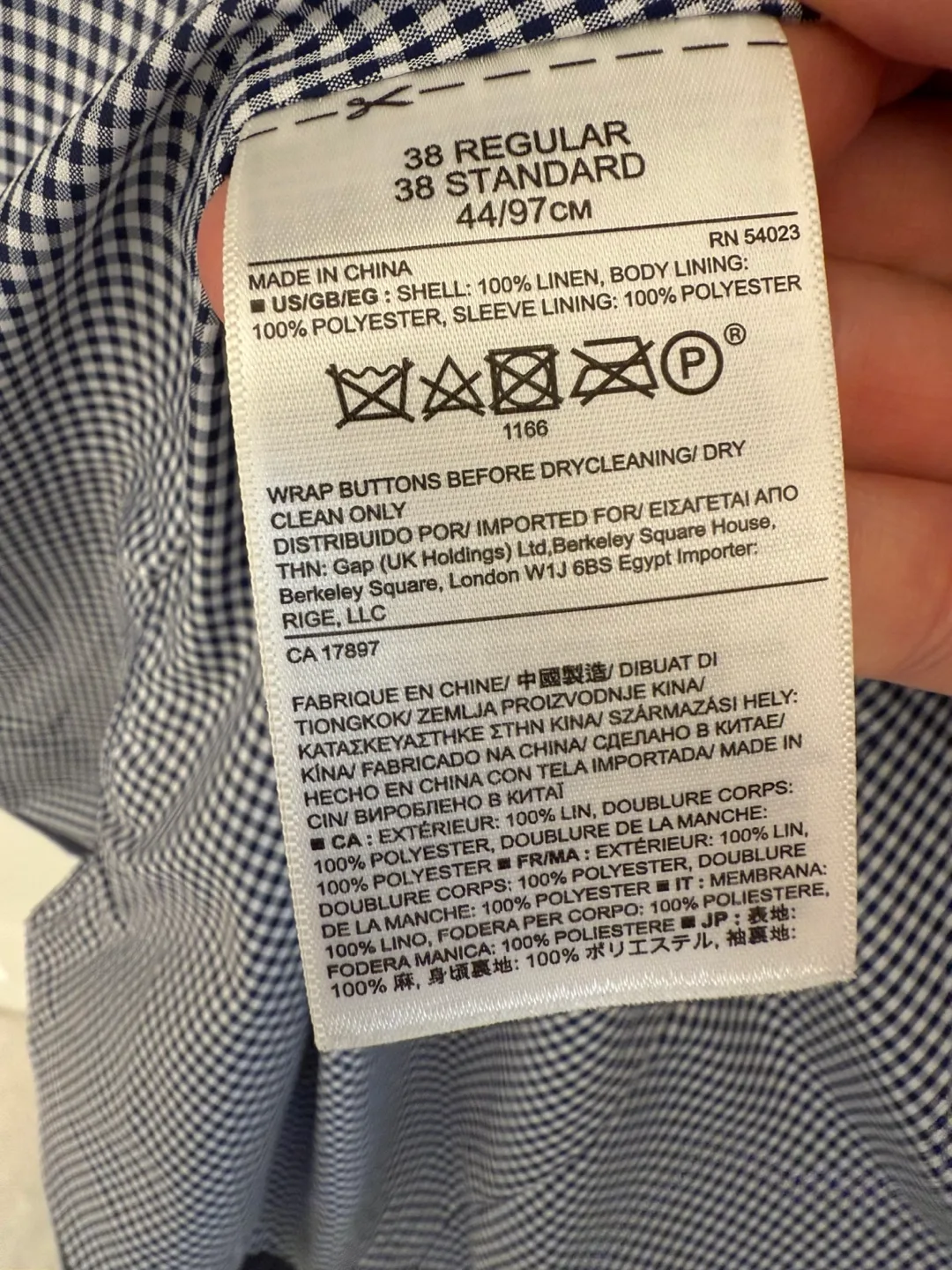 Banana Republic men’s linen summer blazer 38R slim fit image indicator(5)