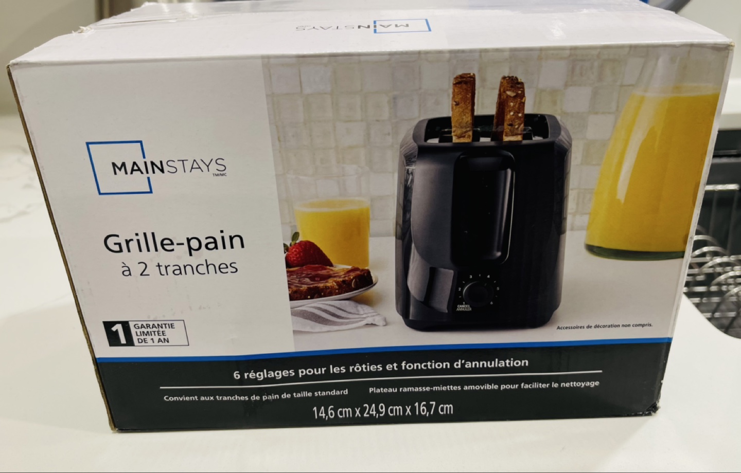Mainstays 2-Slice Toaster