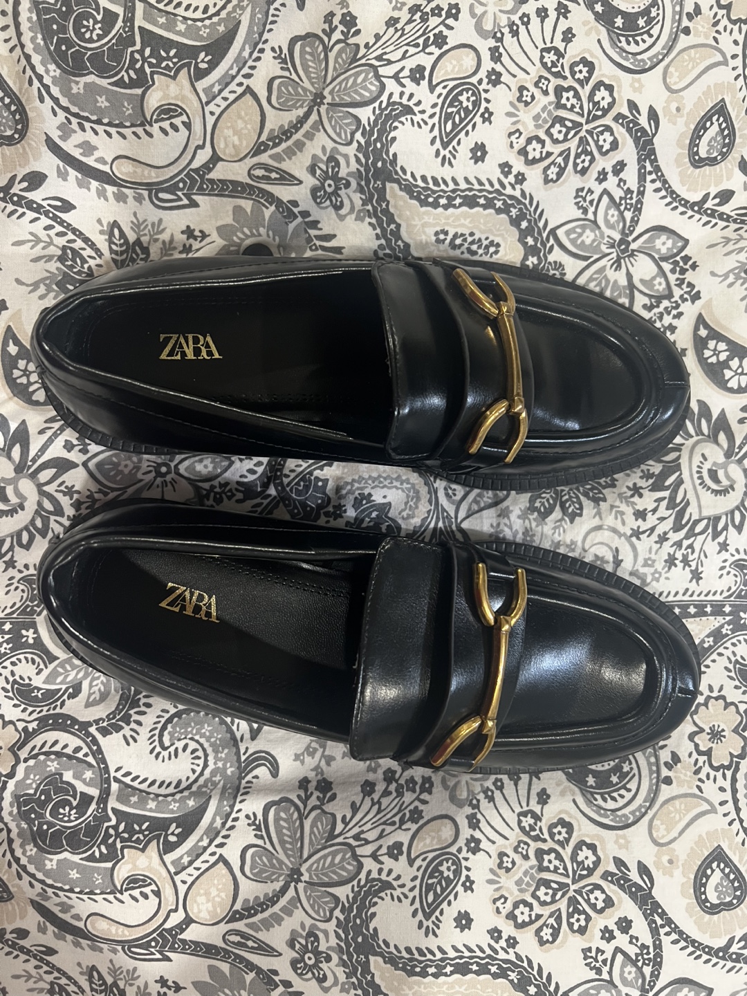 ZARA Black Loafers