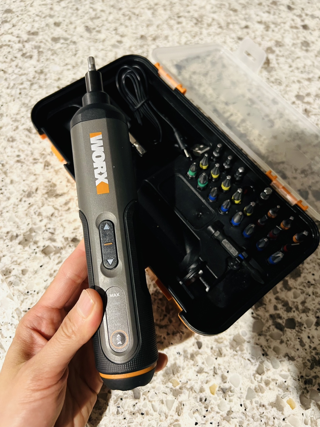 Worx WX255L SD Cordless Screwdriver with Case – Great Condition - photo 4