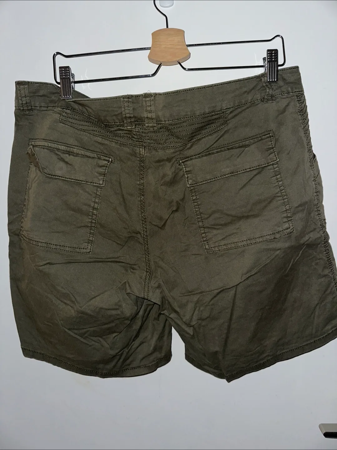 Ladies Olive Green Shorts image indicator(3)