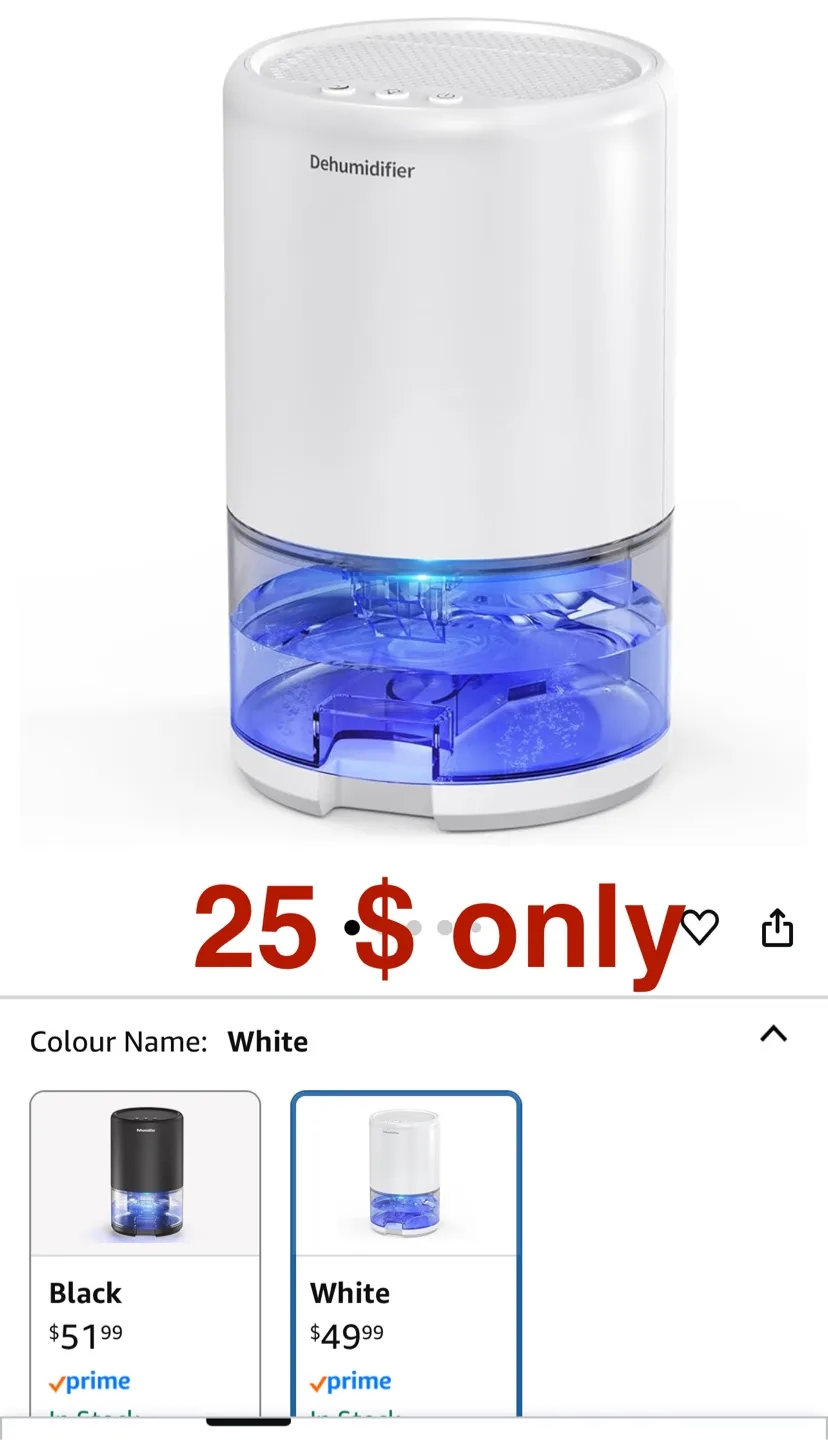 White Dehumidifier thumbnail