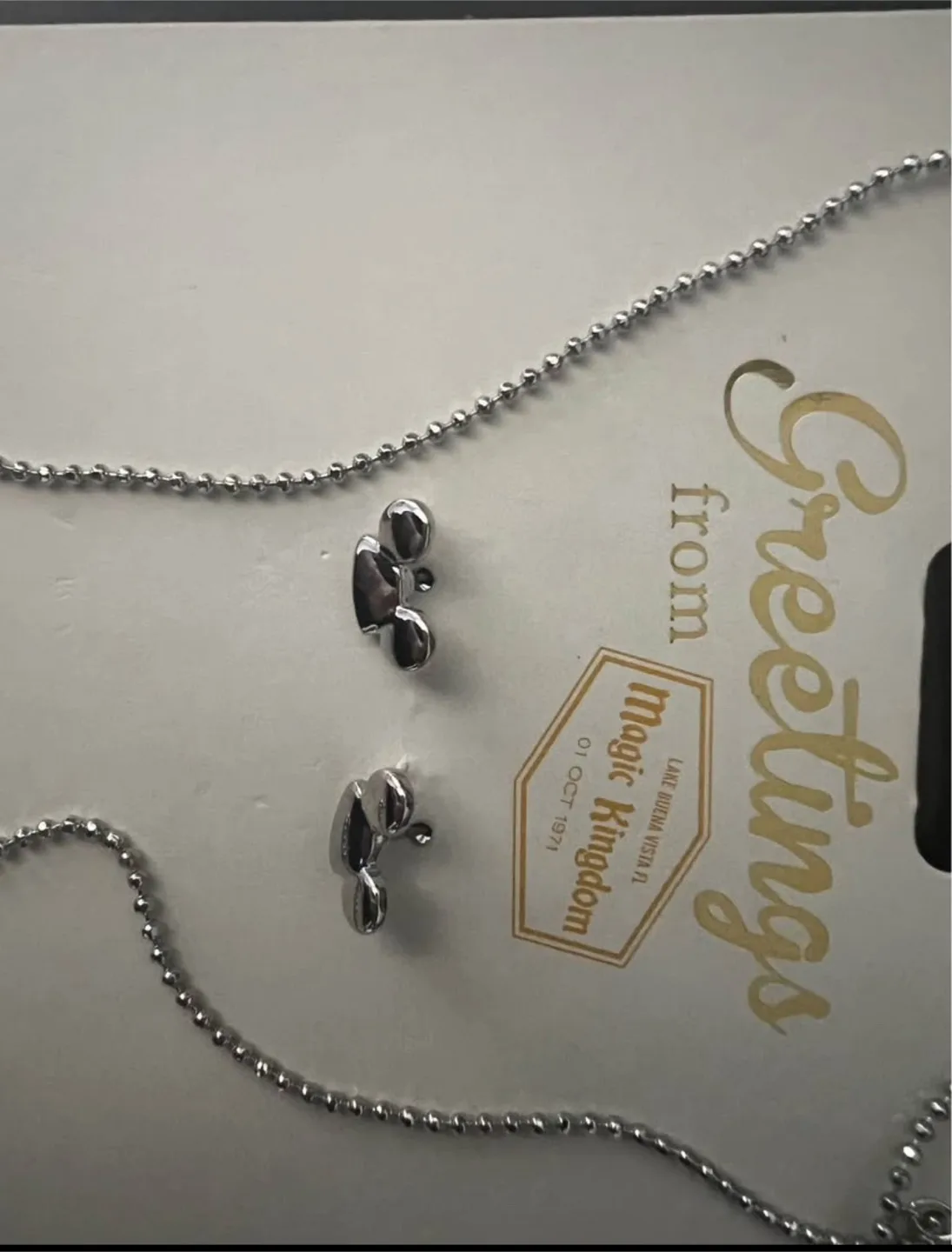 Disney Magic Kingdom Necklace & Earring Set image indicator(5)