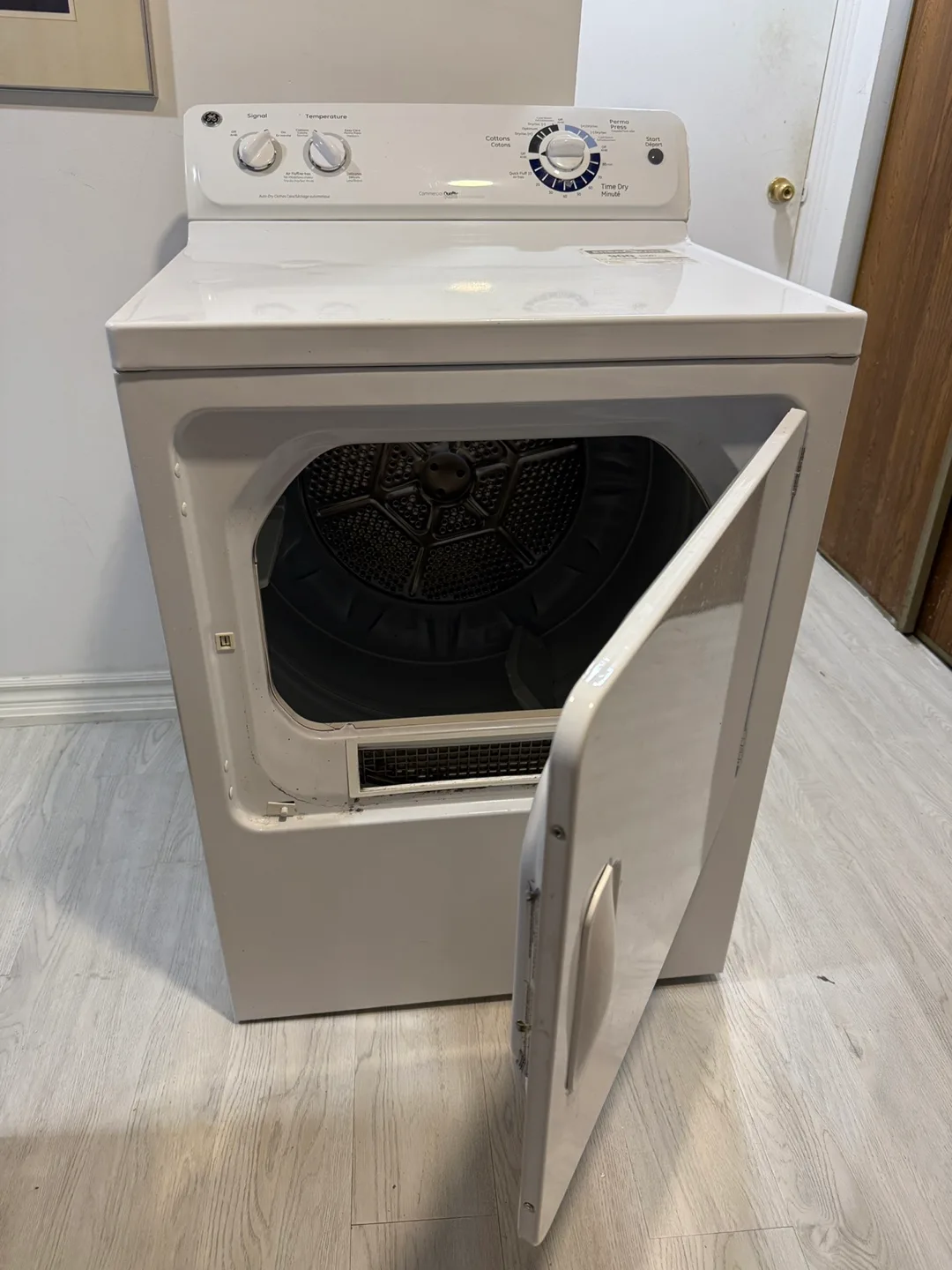 GE Electric Dryer, 27" Width, 6.0 cu. ft. Capacity-GTMX180ED2WW image indicator(2)