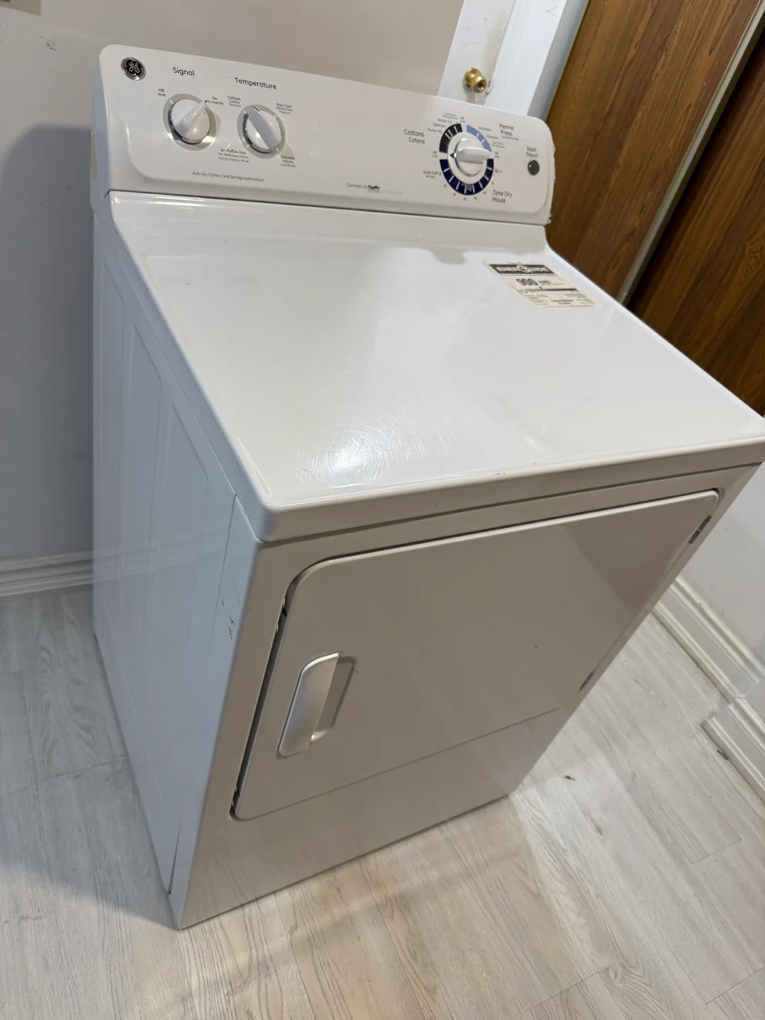 GE Electric Dryer, 27" Width, 6.0 cu. ft. Capacity-GTMX180ED2WW image indicator(4)