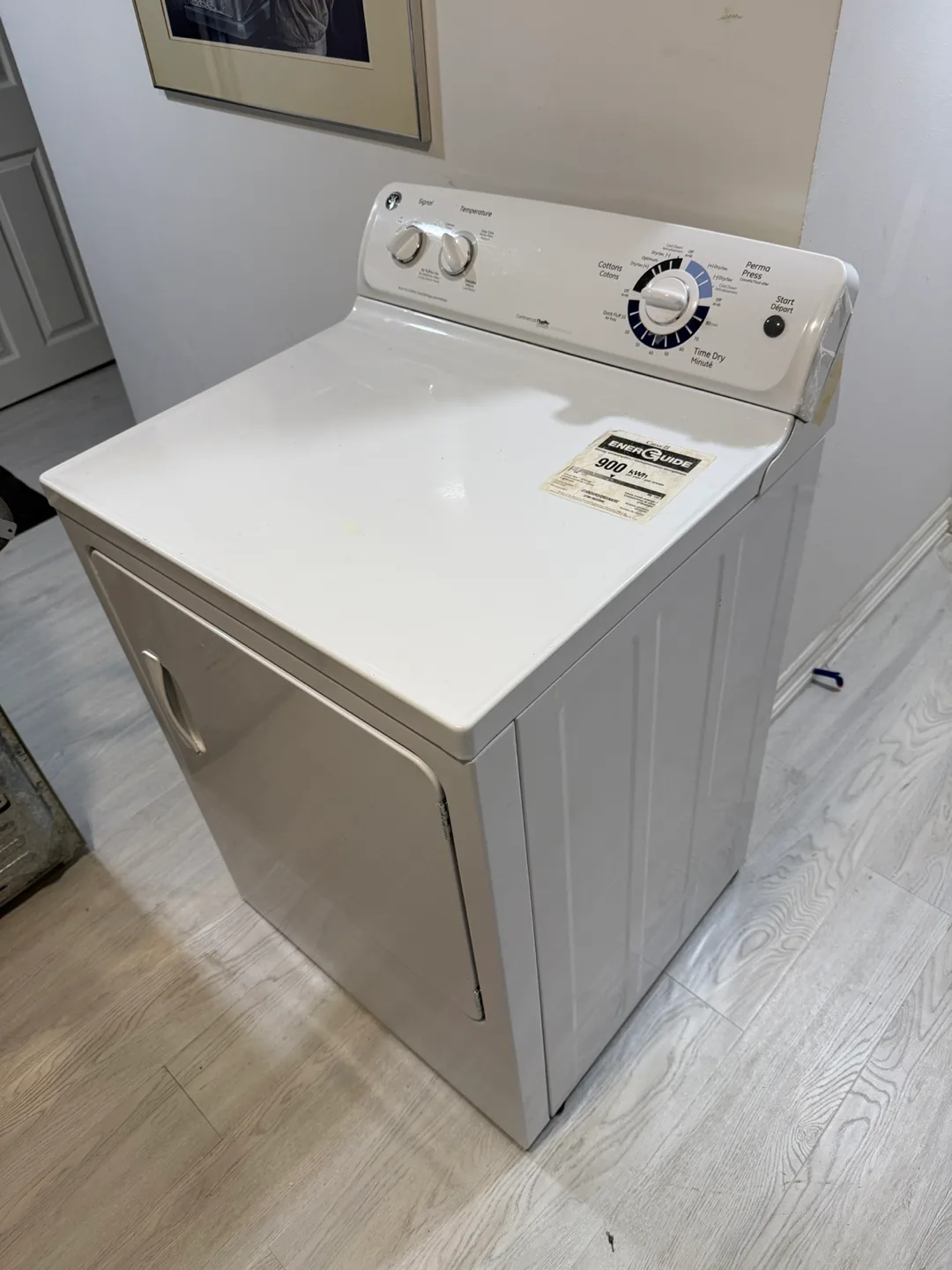 GE Electric Dryer, 27" Width, 6.0 cu. ft. Capacity-GTMX180ED2WW image indicator(3)