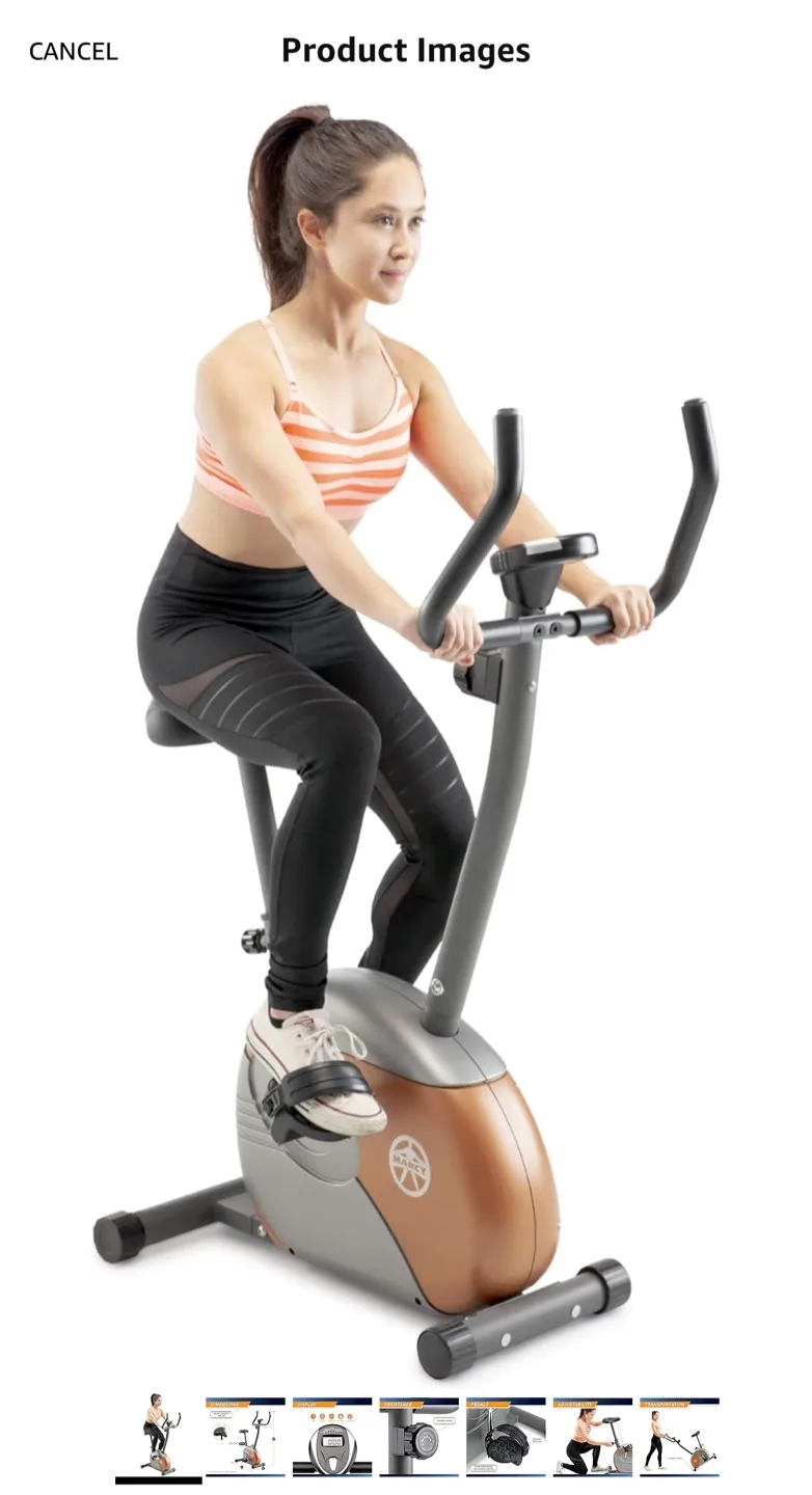 Marcy Upright Exercise Bike with Resistance - ME-708 image indicator(9)