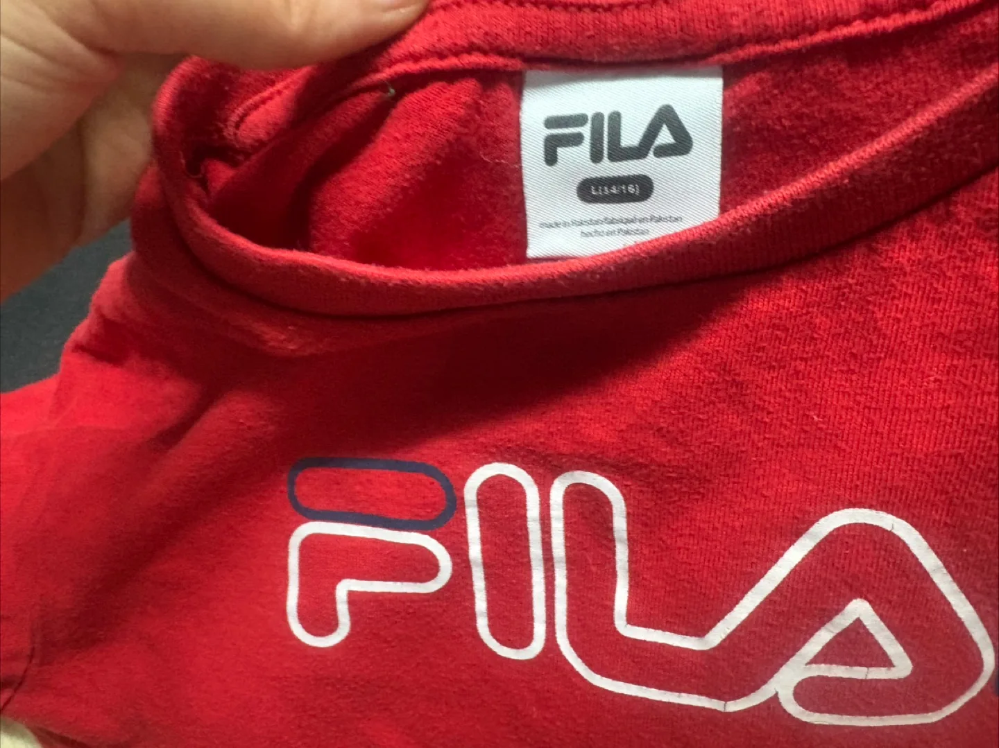 Mixed Clothing Lot - Champion XL, Fila, etc image indicator(6)